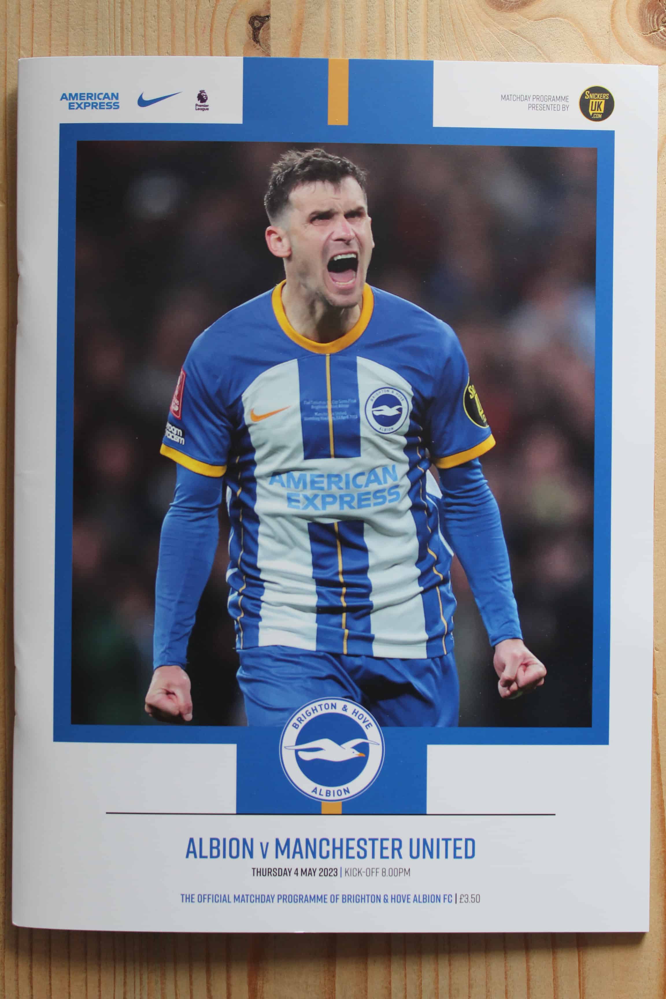 Brighton & Hove Albion FC v Manchester United FC