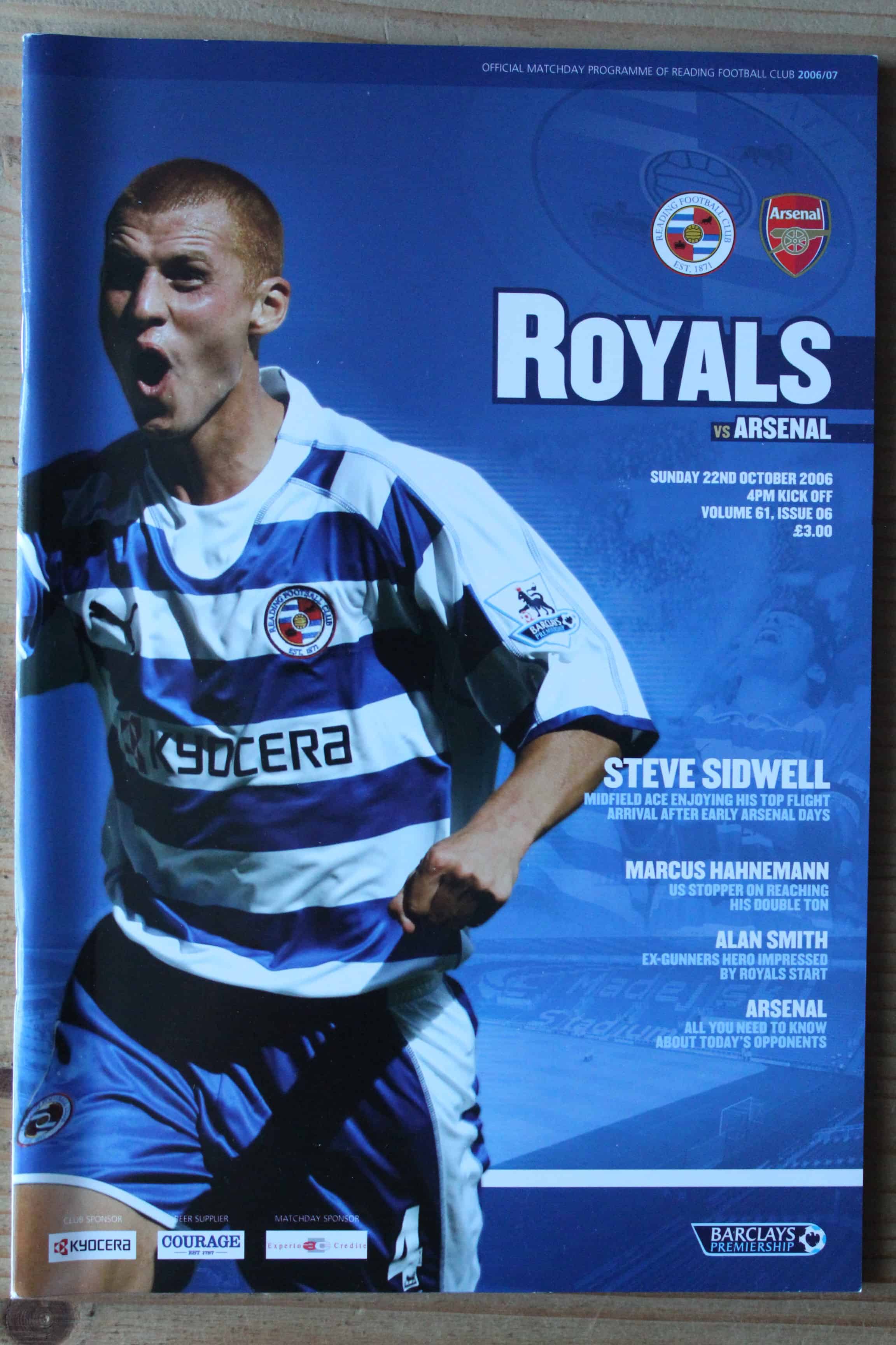 Reading FC v Arsenal FC