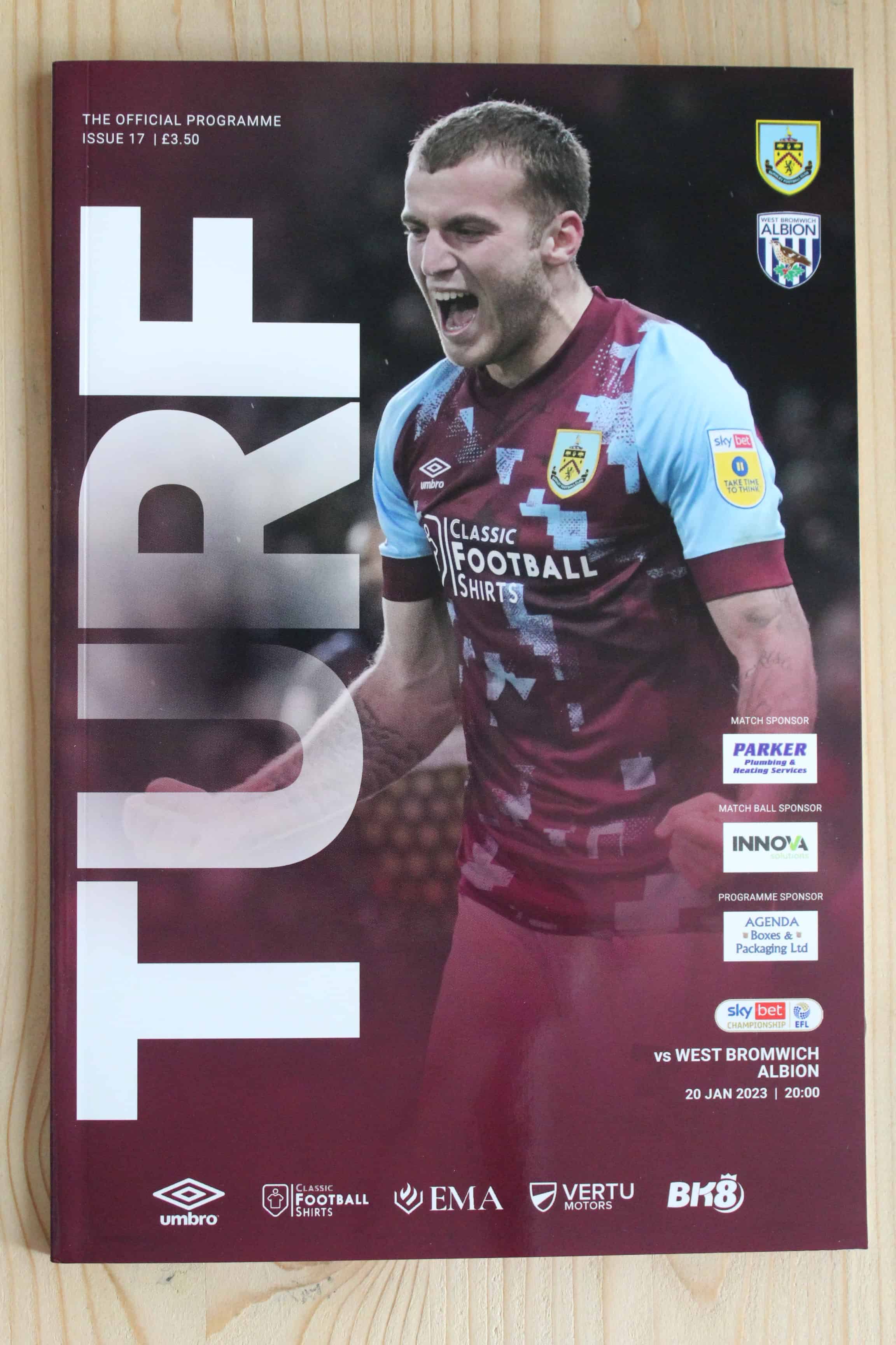 Burnley FC v West Bromwich Albion FC 