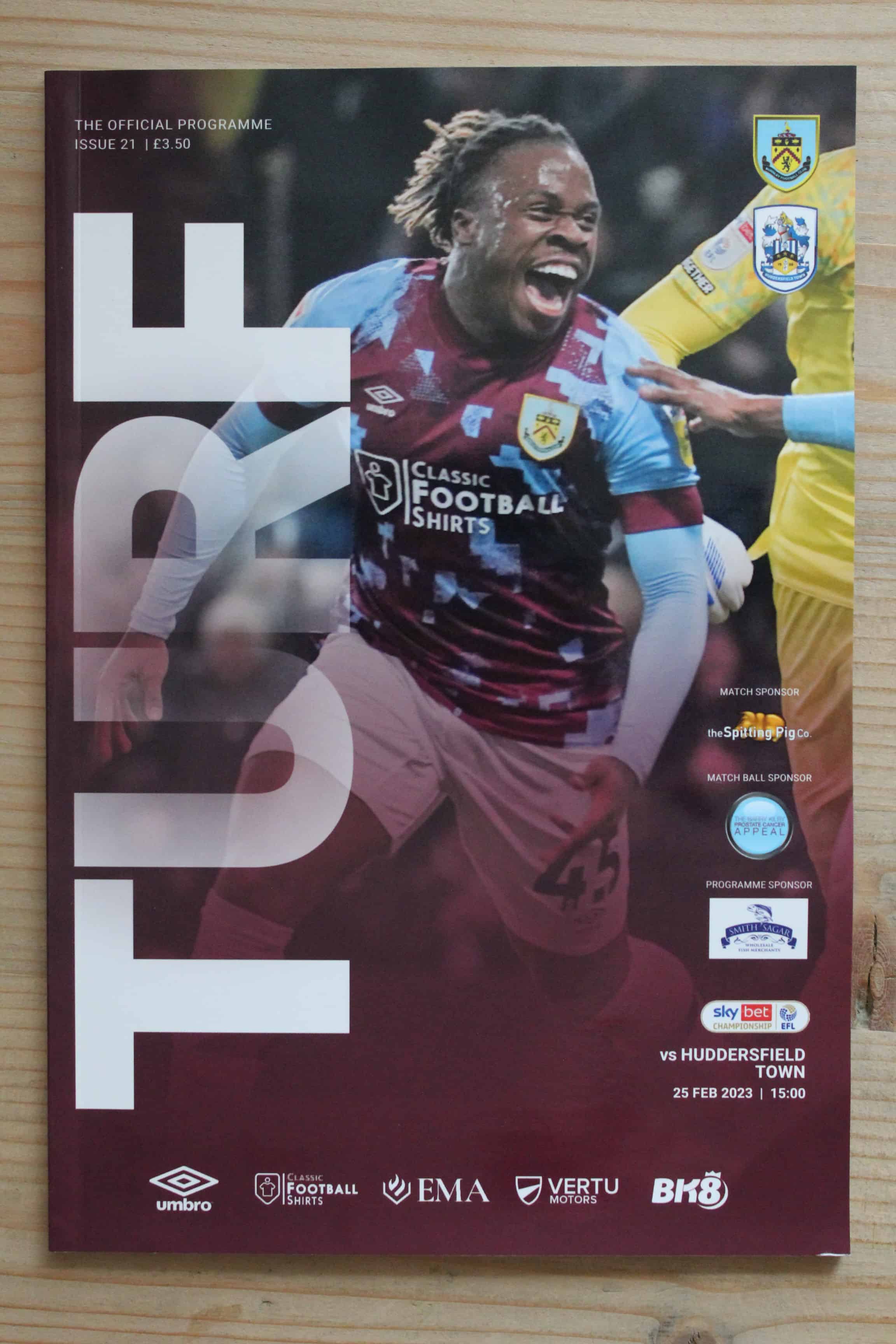 Burnley FC v Huddersfield Town FC