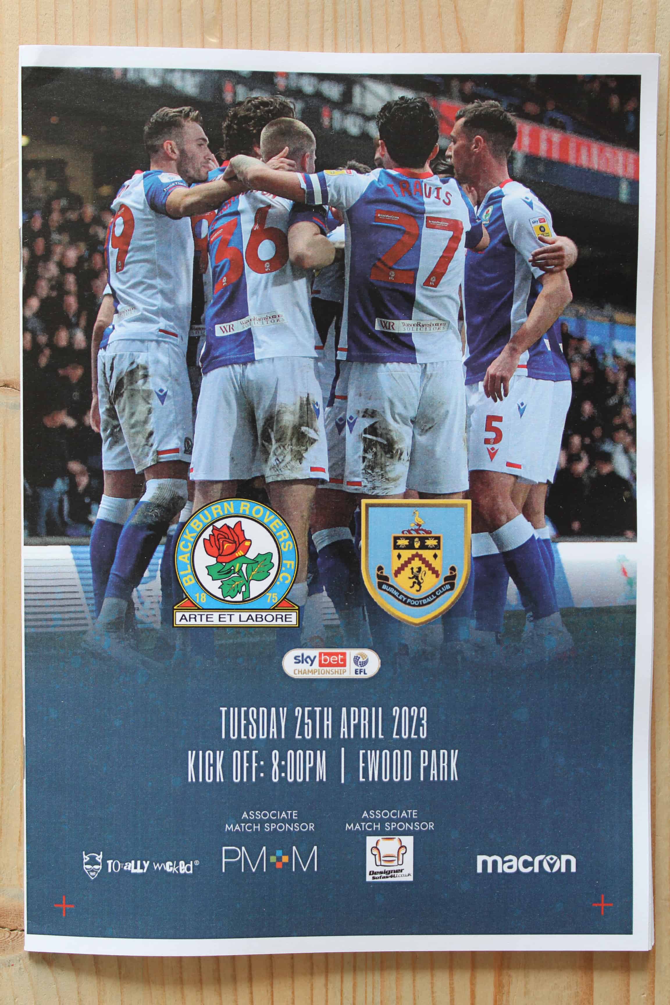 Blackburn Rovers FC v Burnley FC