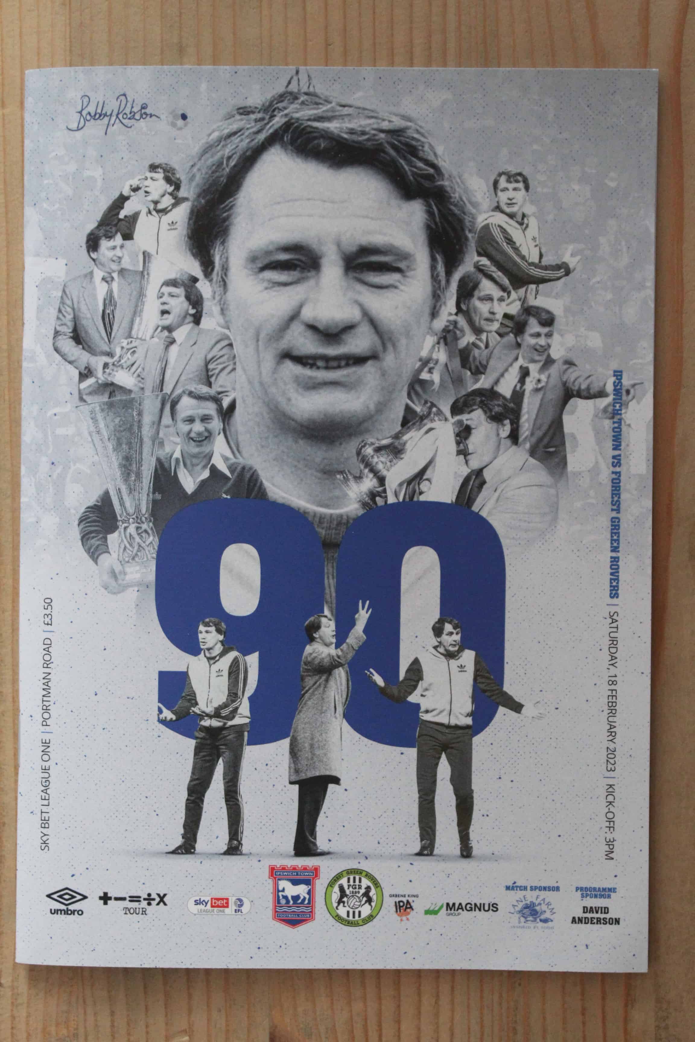 Ipswich Town FC v Forest Green Rovers