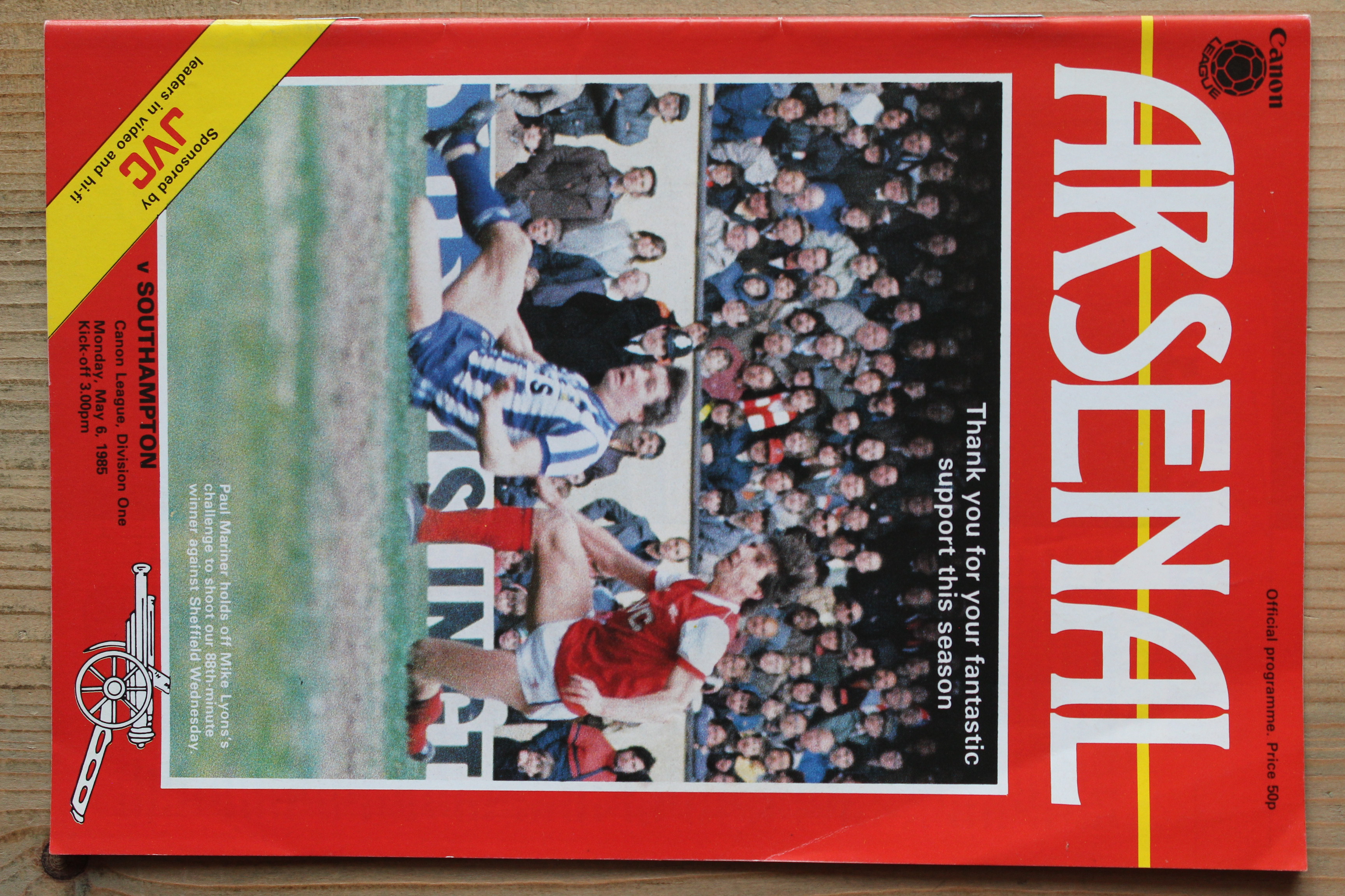 Arsenal FC v Southampton FC