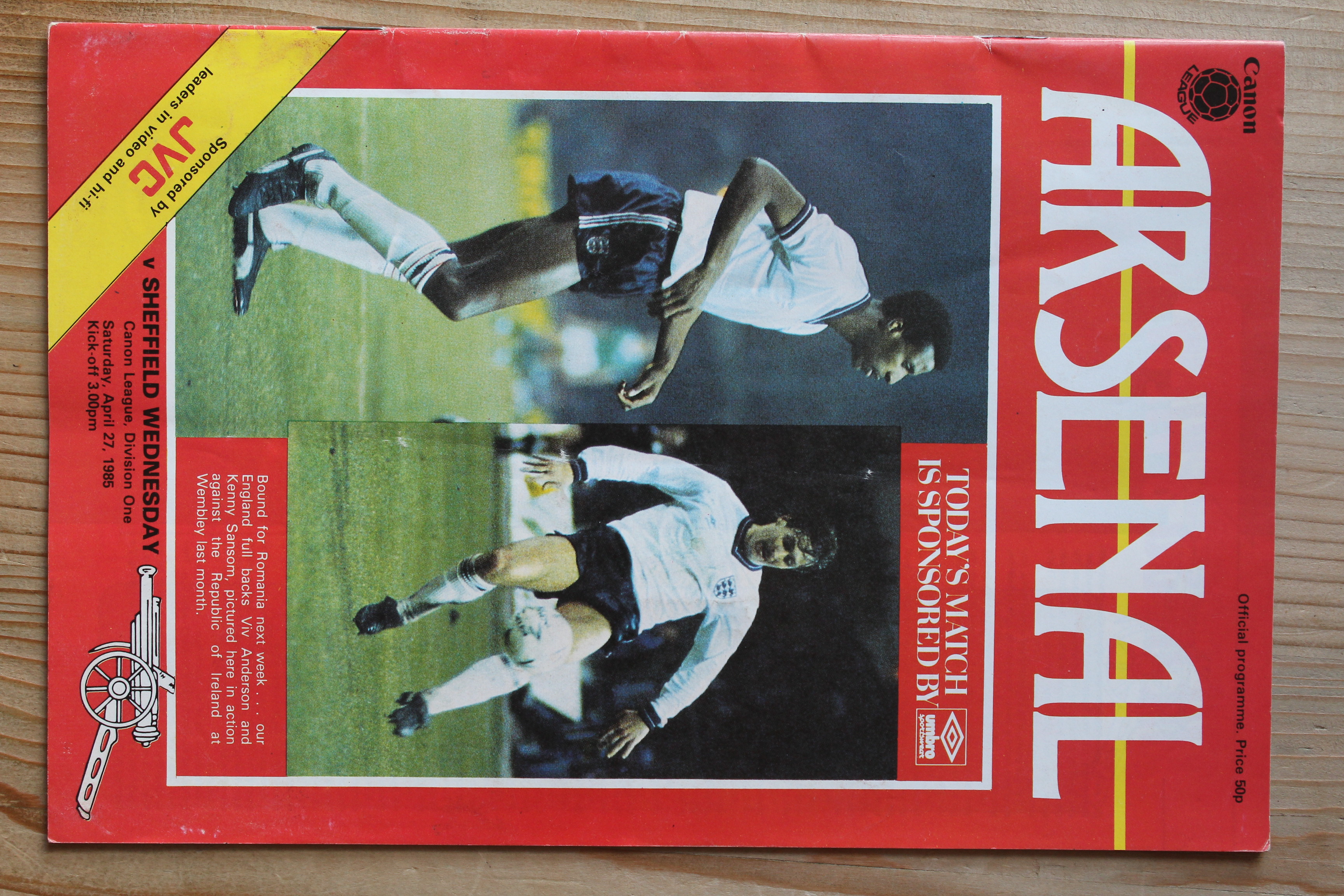 Arsenal FC v Sheffield Wednesday FC 