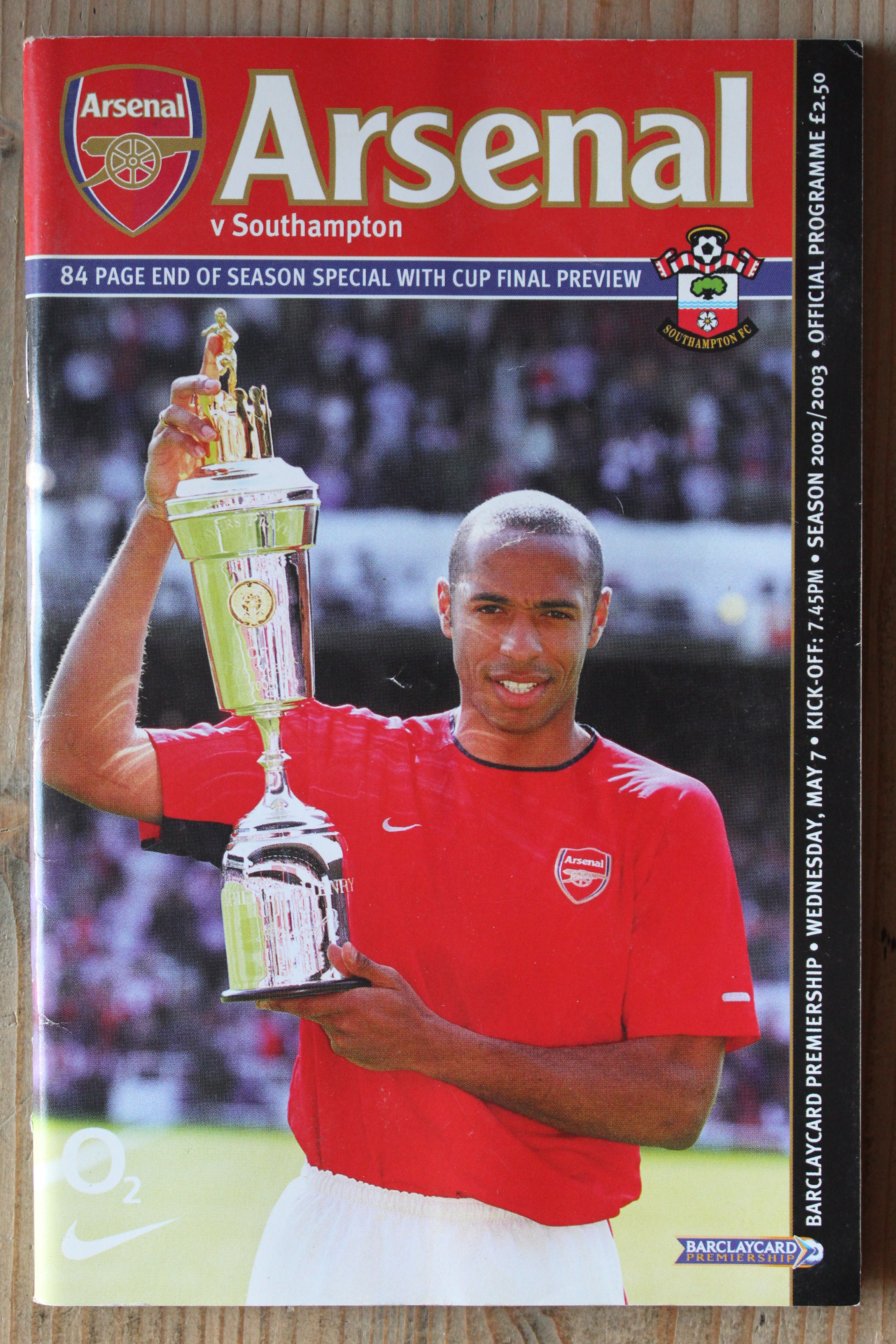 Arsenal FC v Southampton FC