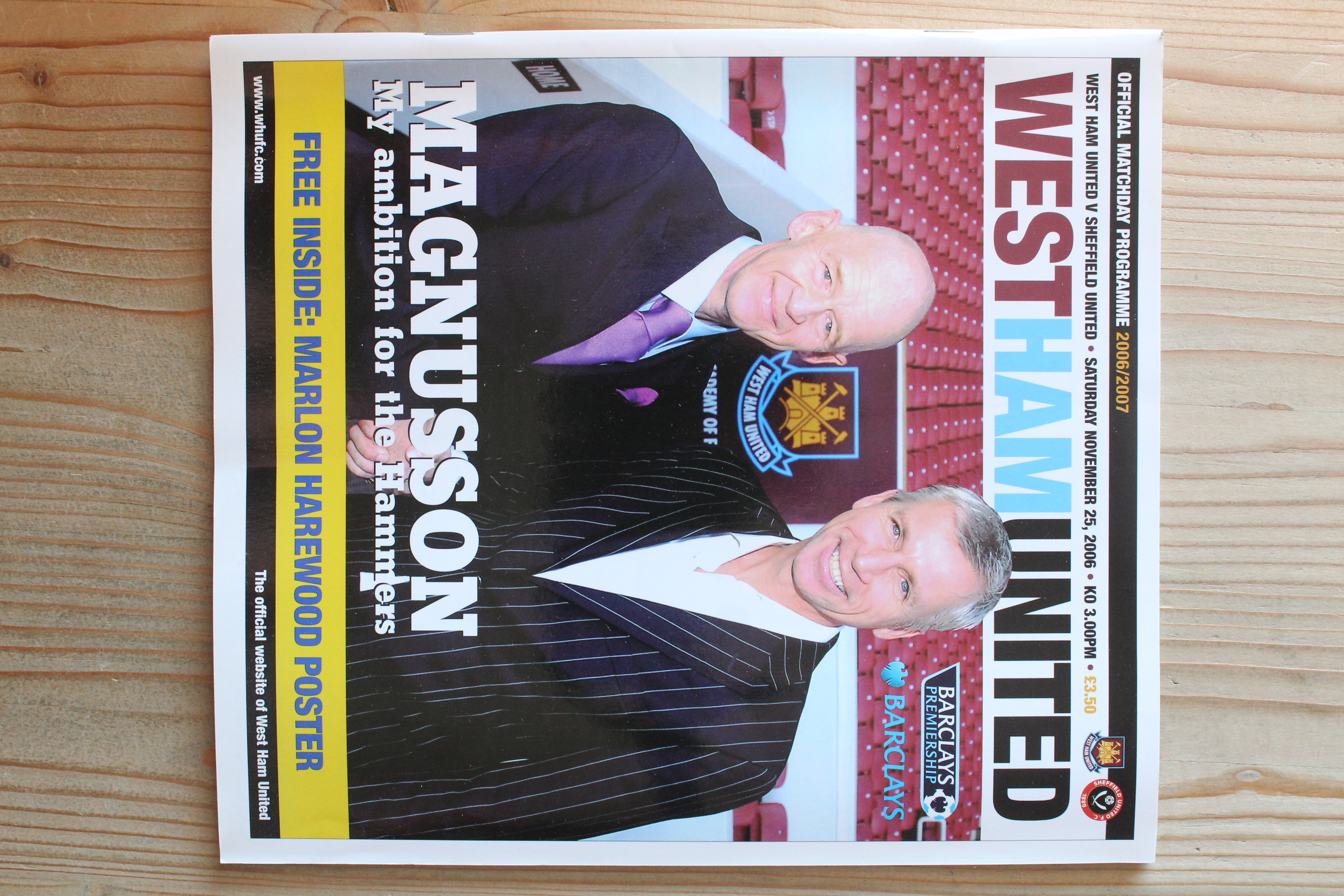 West Ham United FC v Sheffield United FC