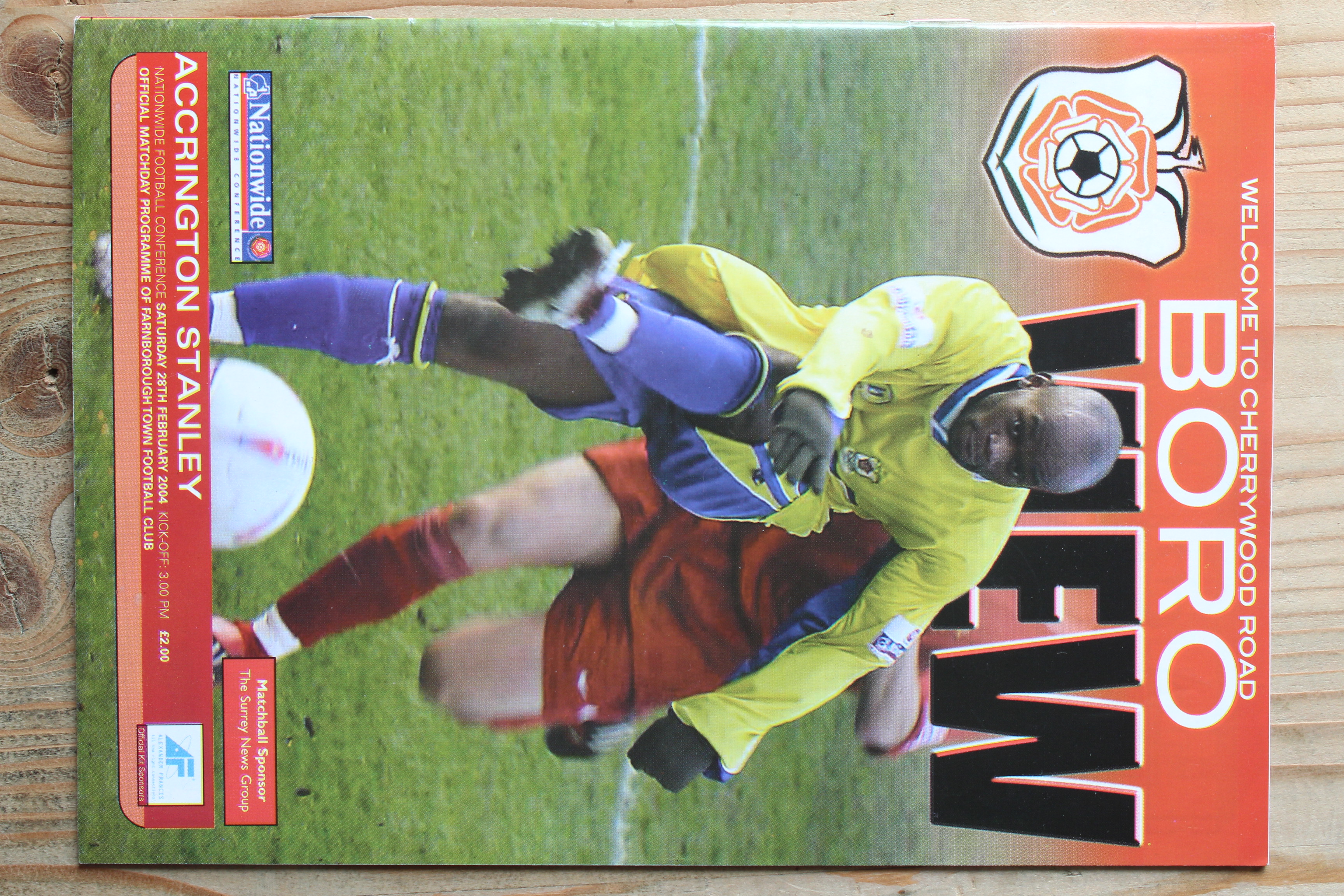 Farnborough Town v Accrington Stanley FC