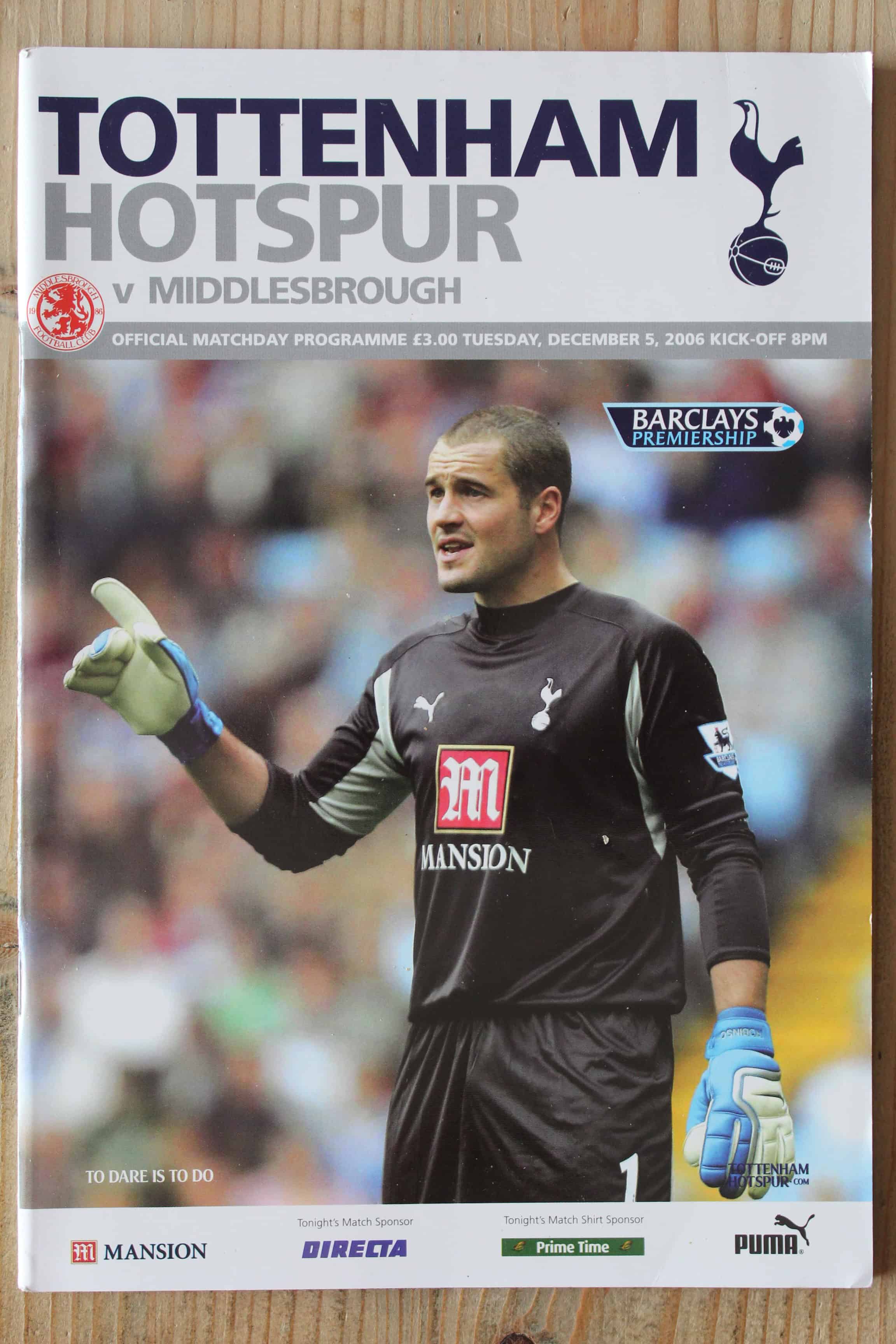 Tottenham Hotspur FC v Middlesbrough FC