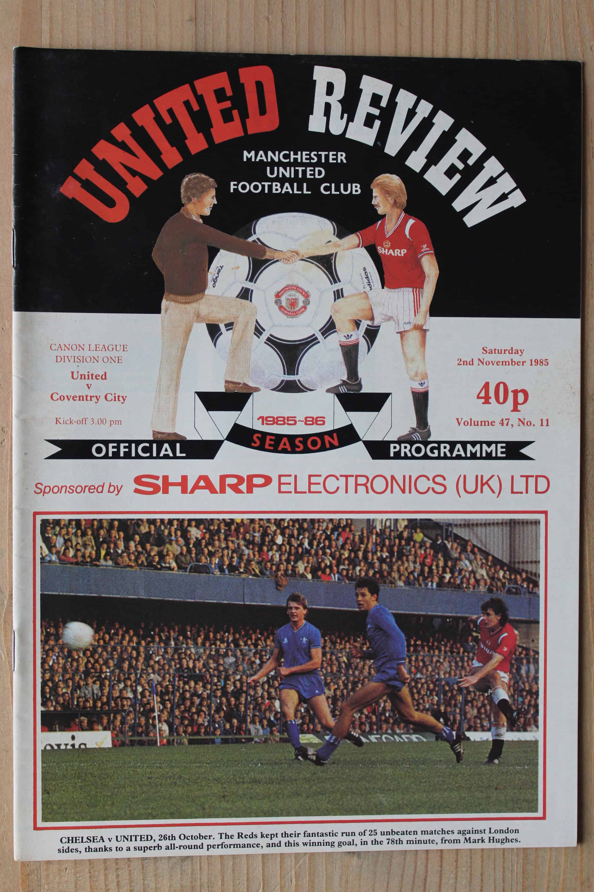 Manchester United FC v Coventry City FC