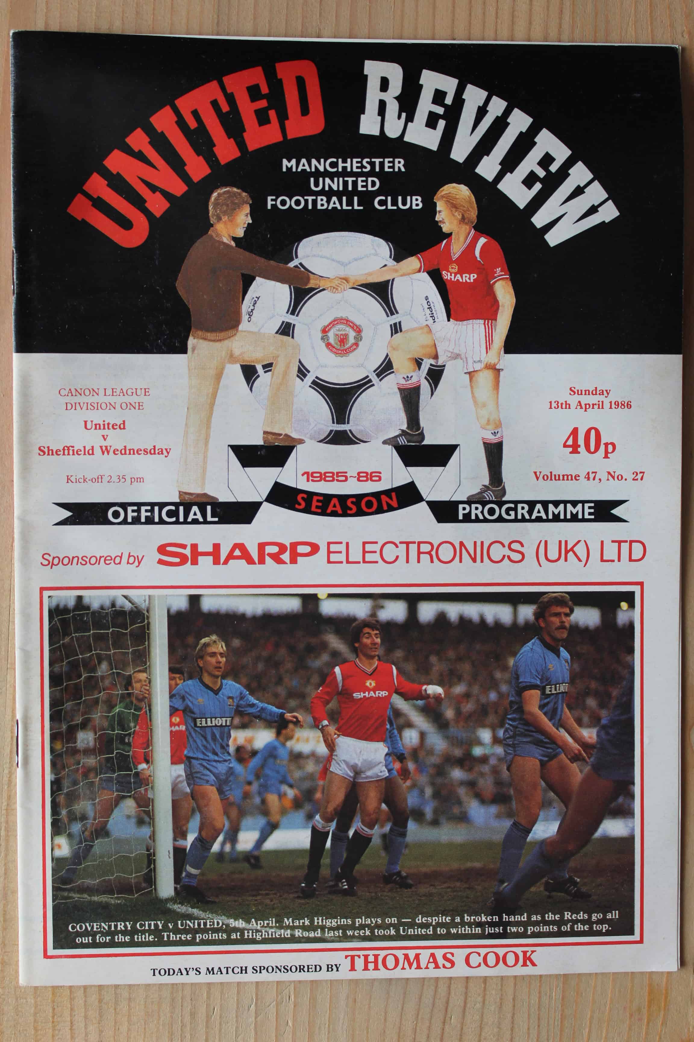 Manchester United FC v Sheffield Wednesday FC 