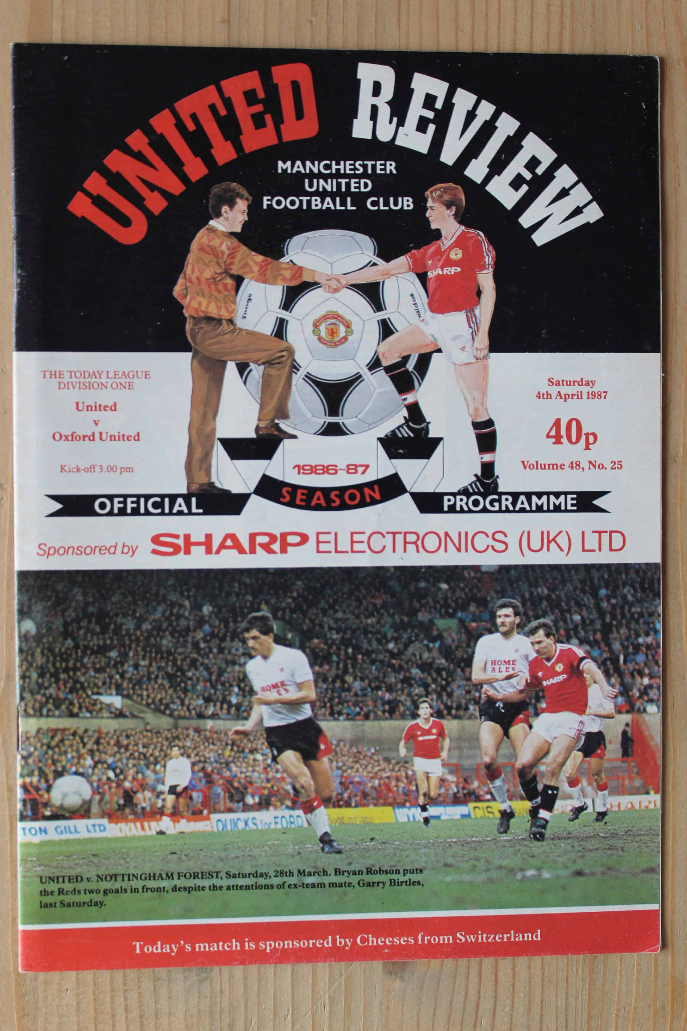 Manchester United FC v Oxford United FC