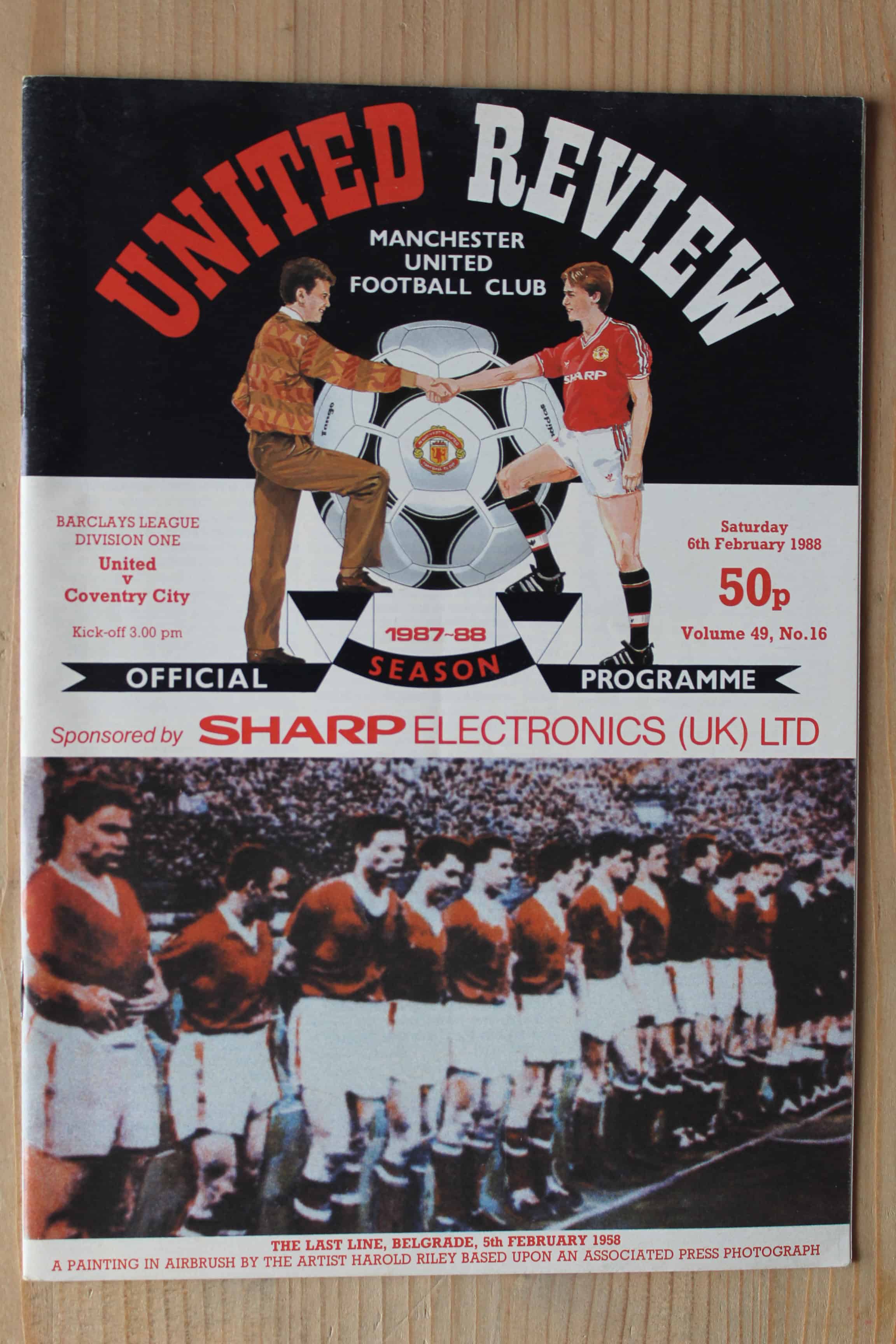 Manchester United FC v Coventry City FC