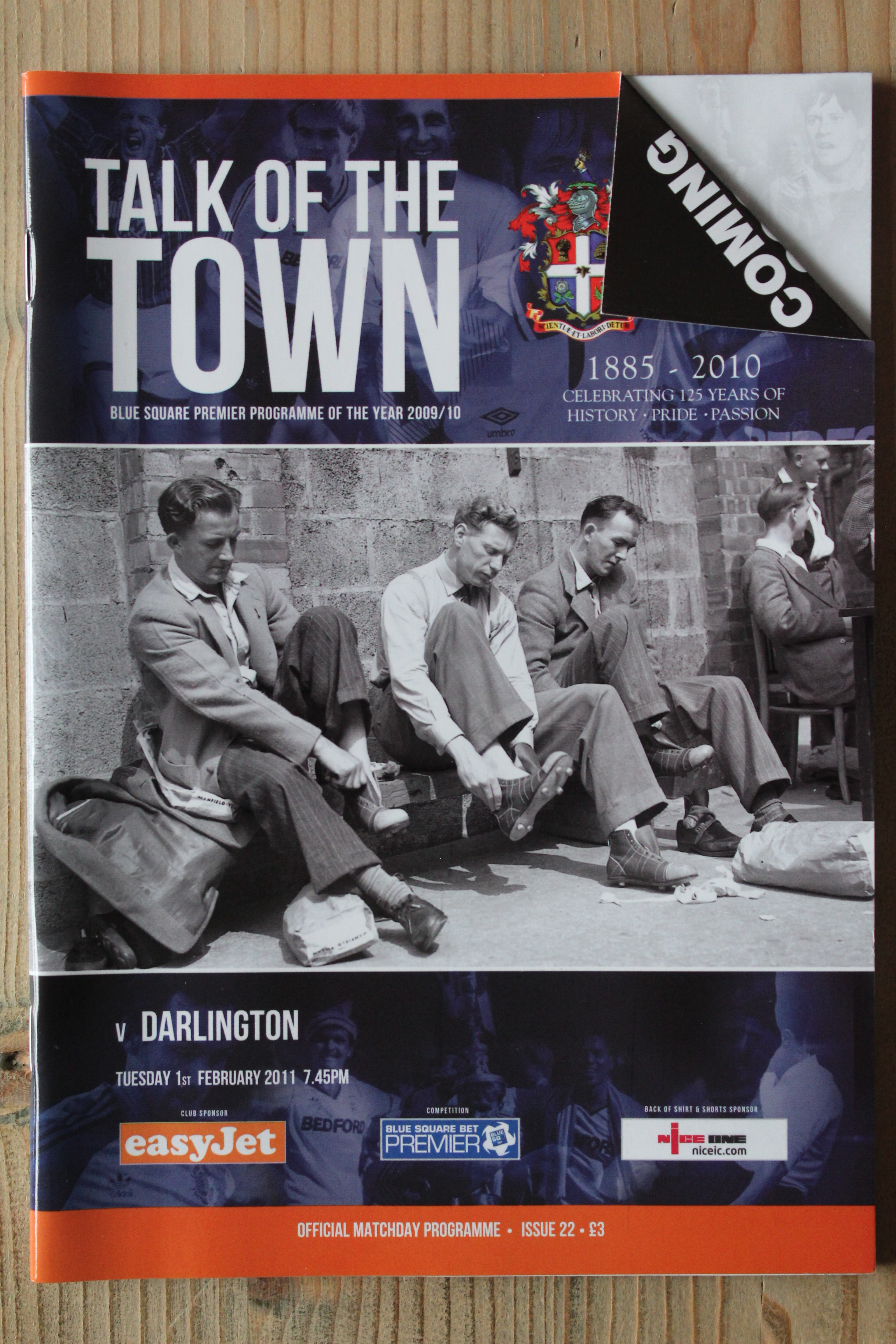 Luton Town FC v Darlington FC