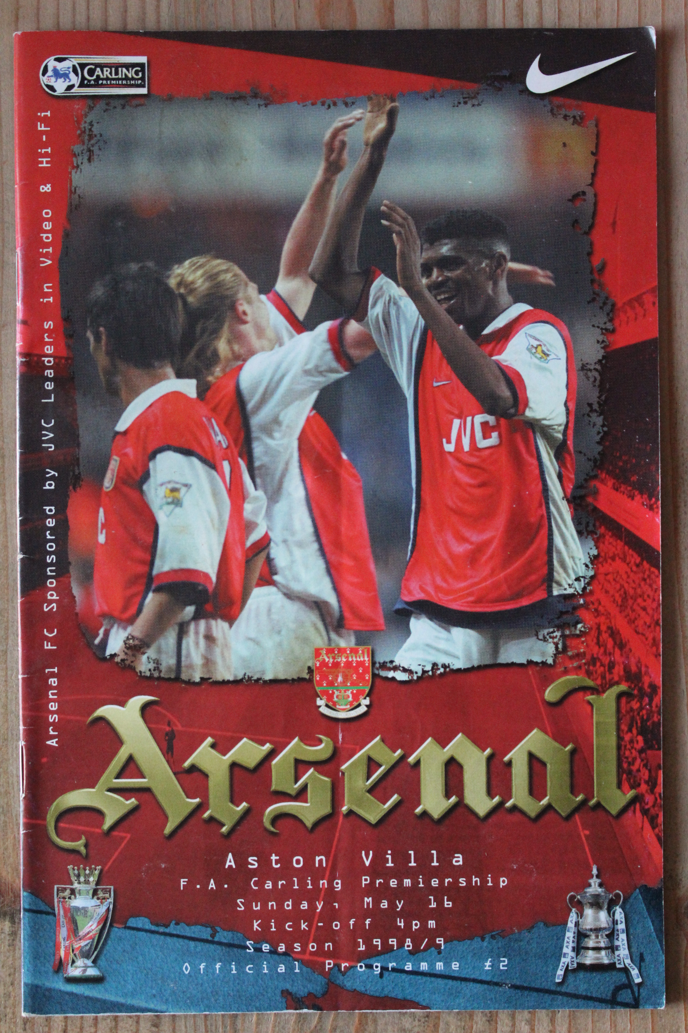 Arsenal FC v Aston Villa FC