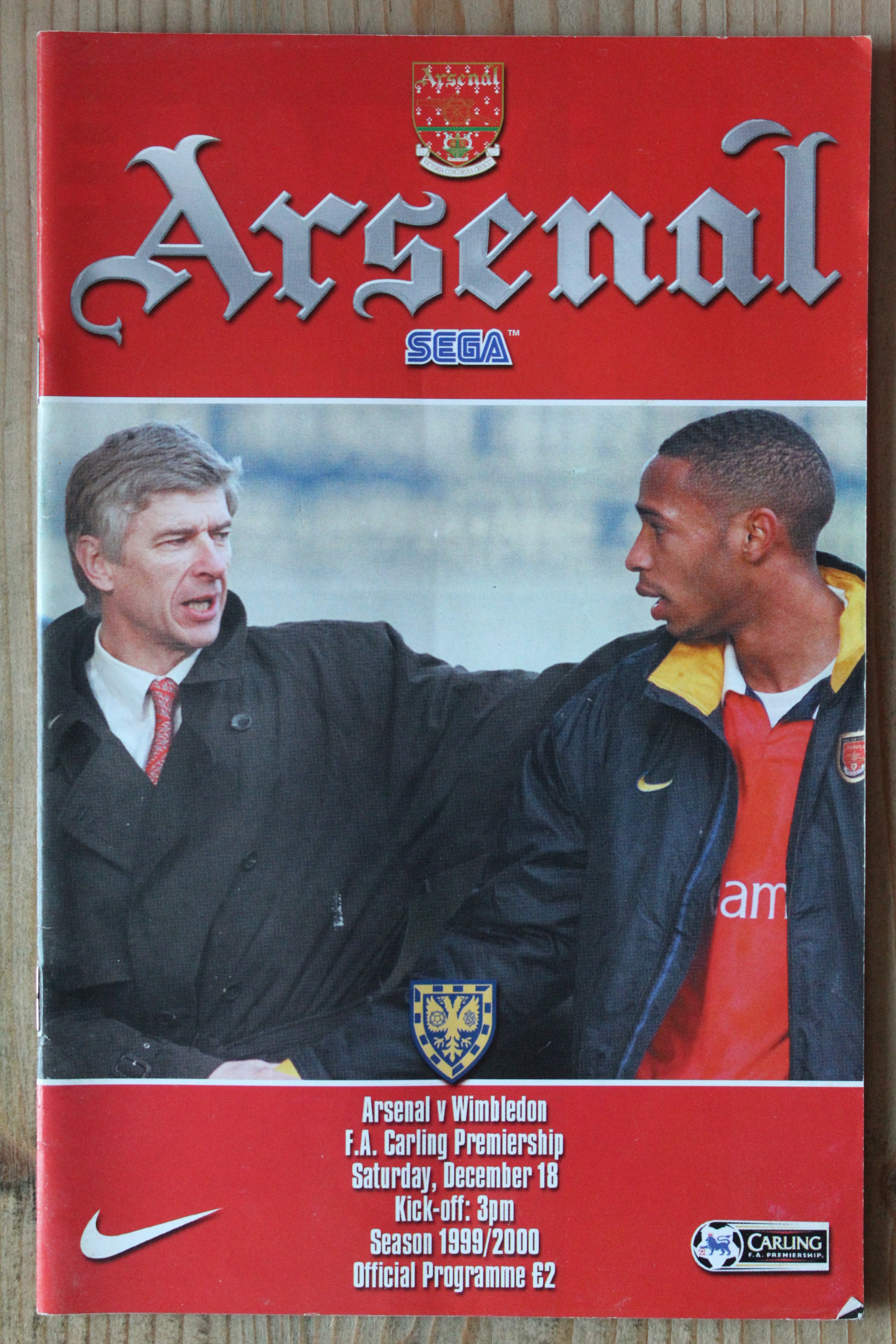 Arsenal FC v Wimbledon
