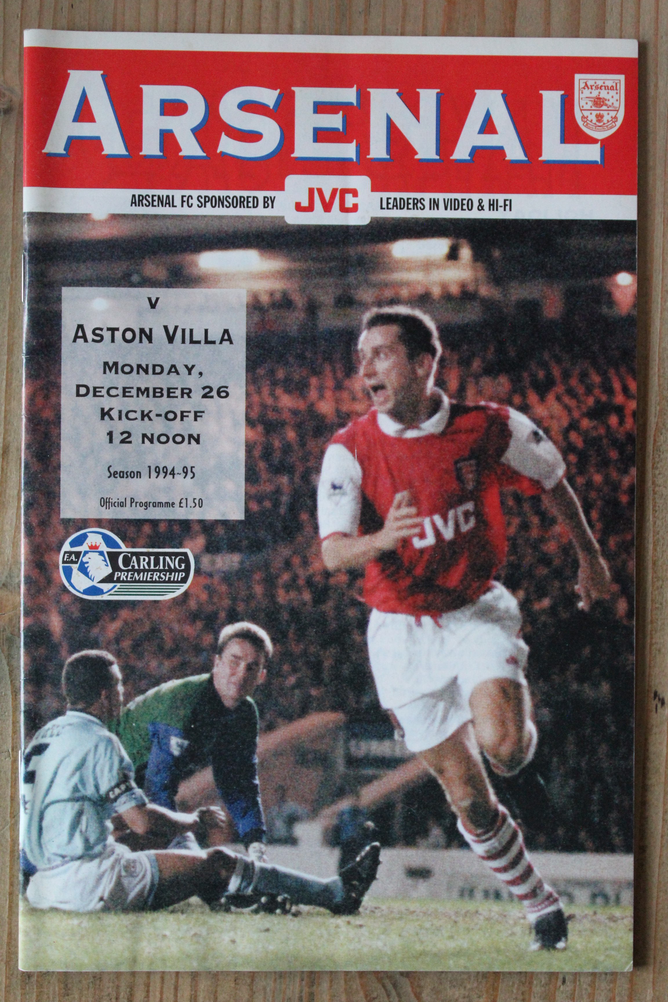 Arsenal FC v Aston Villa FC