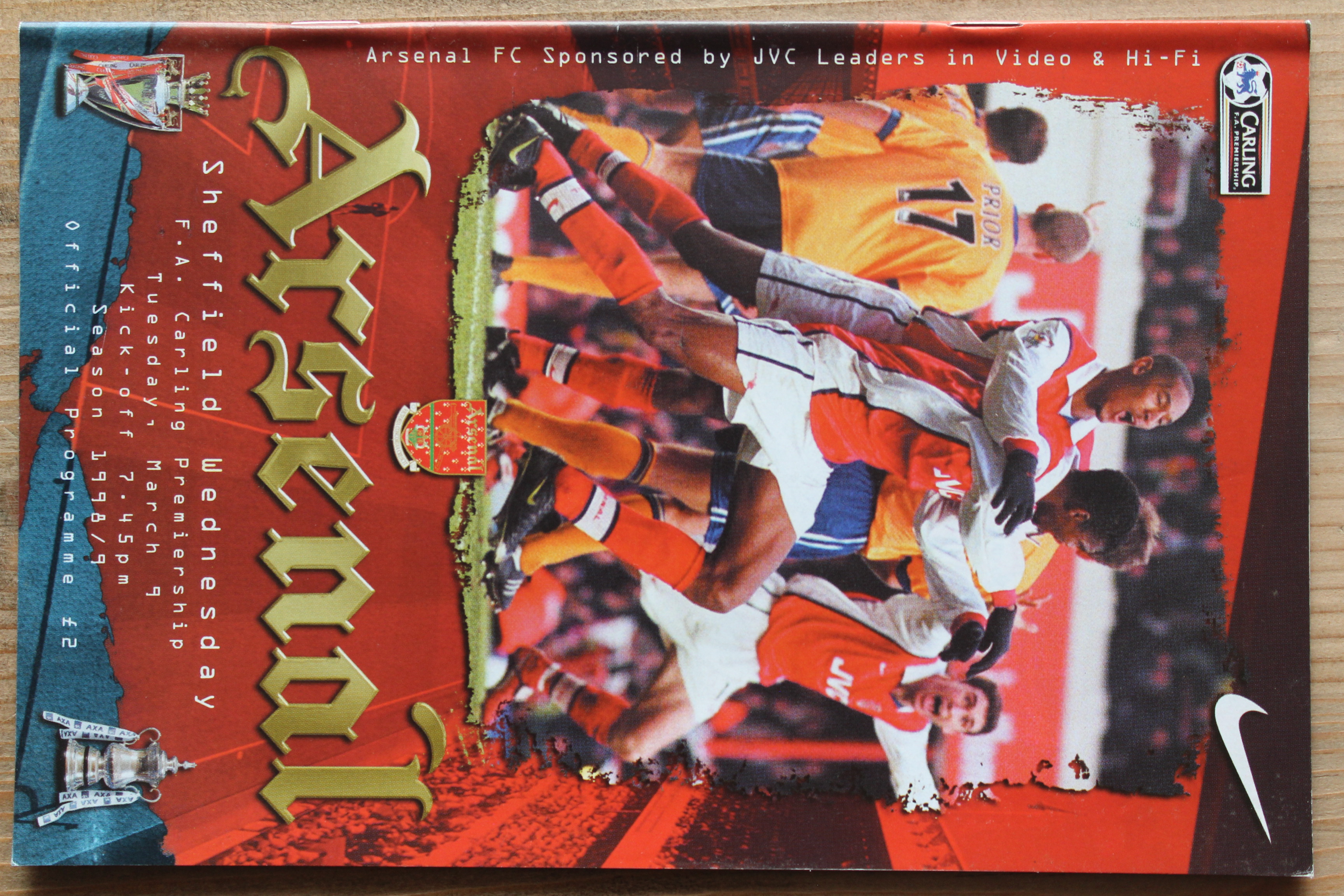 Arsenal FC v Sheffield Wednesday FC 