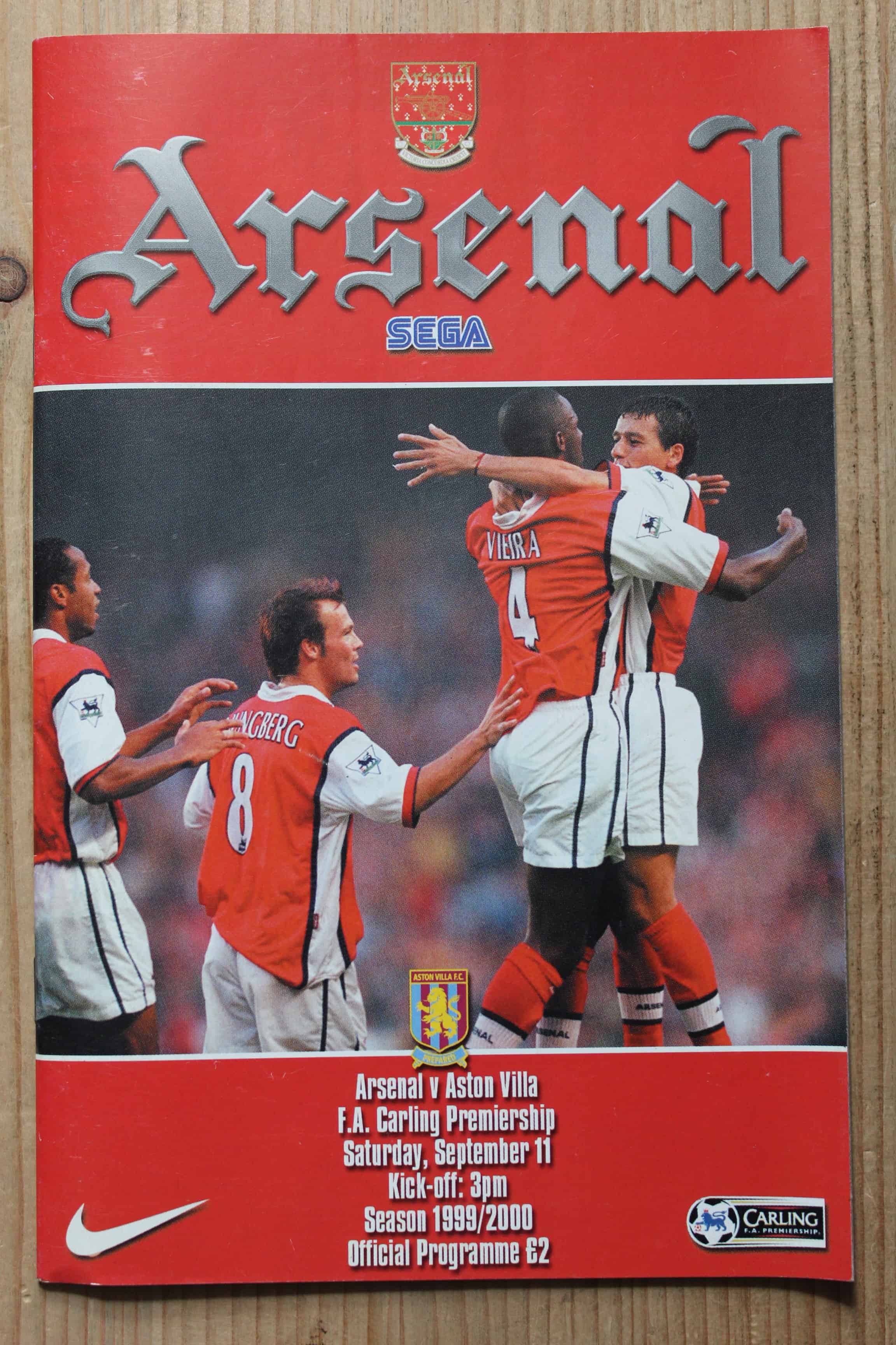 Arsenal FC v Aston Villa FC