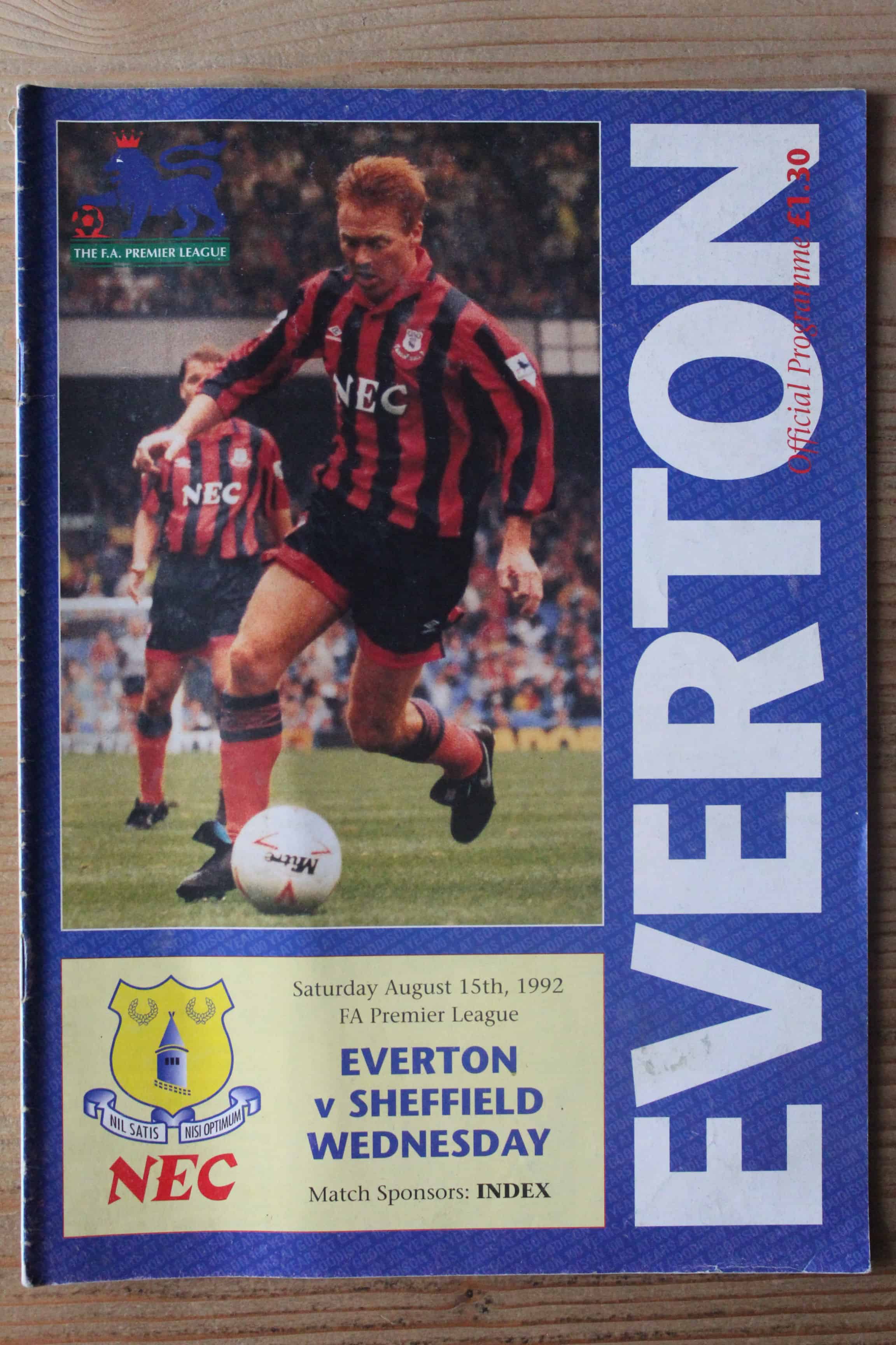 Everton FC v Sheffield Wednesday FC 