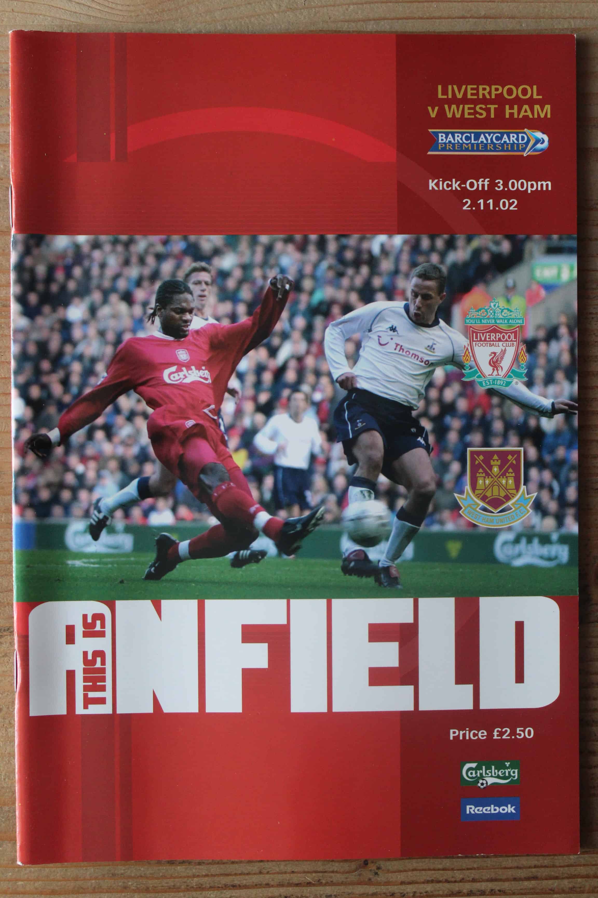 Liverpool FC v West Ham United FC