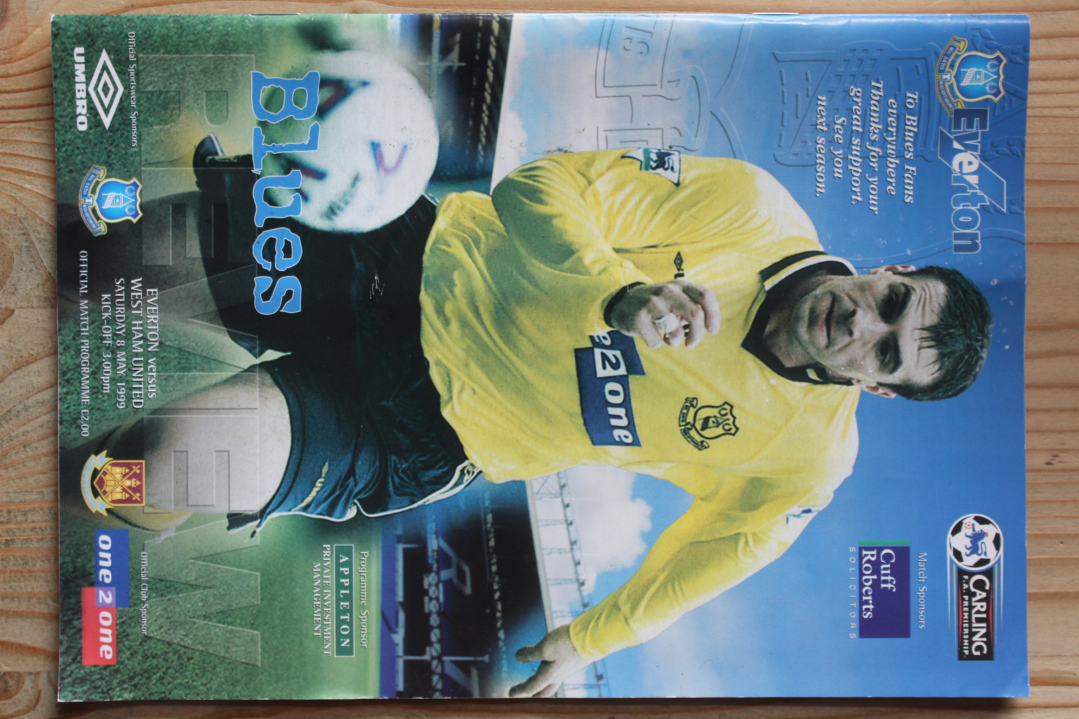 Everton FC v West Ham United FC