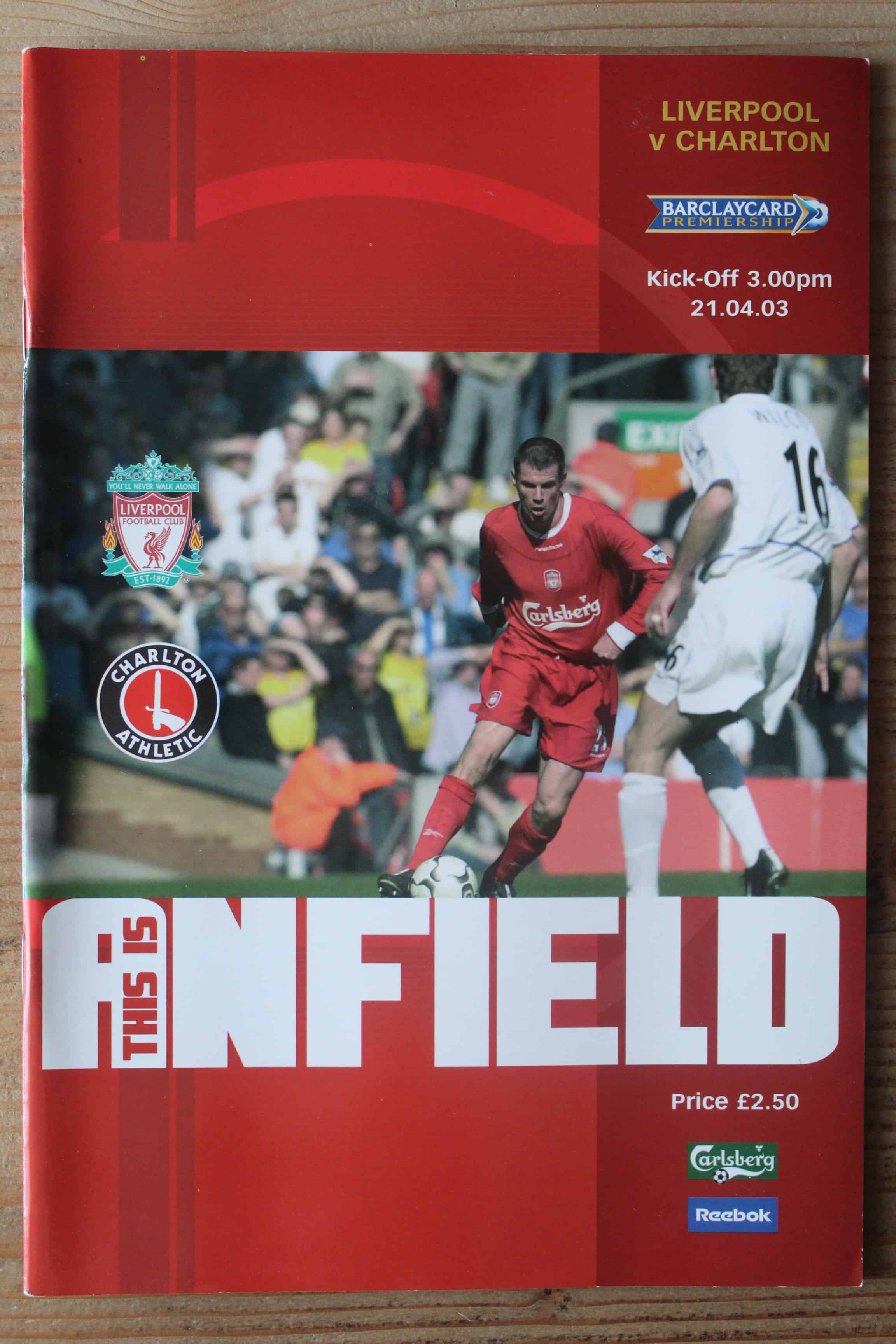 Liverpool FC v Charlton Athletic FC