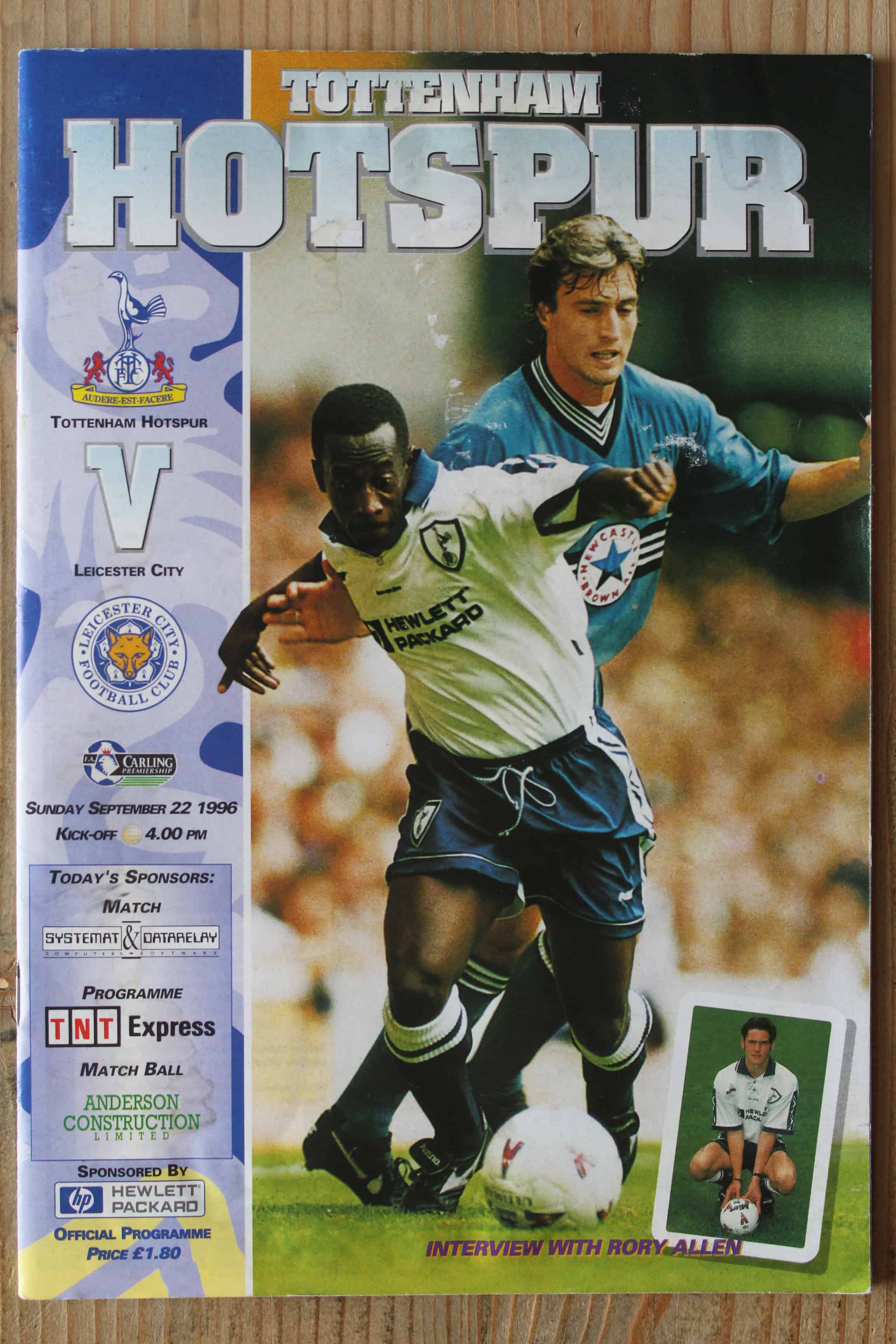 Tottenham Hotspur FC v Leicester City FC