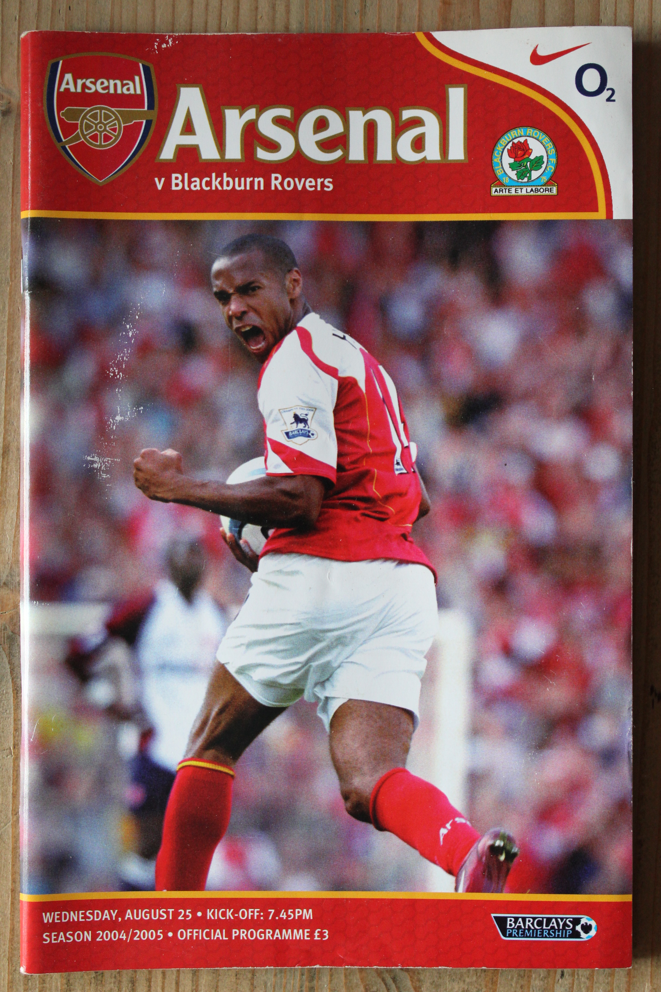 Arsenal FC v Blackburn Rovers FC