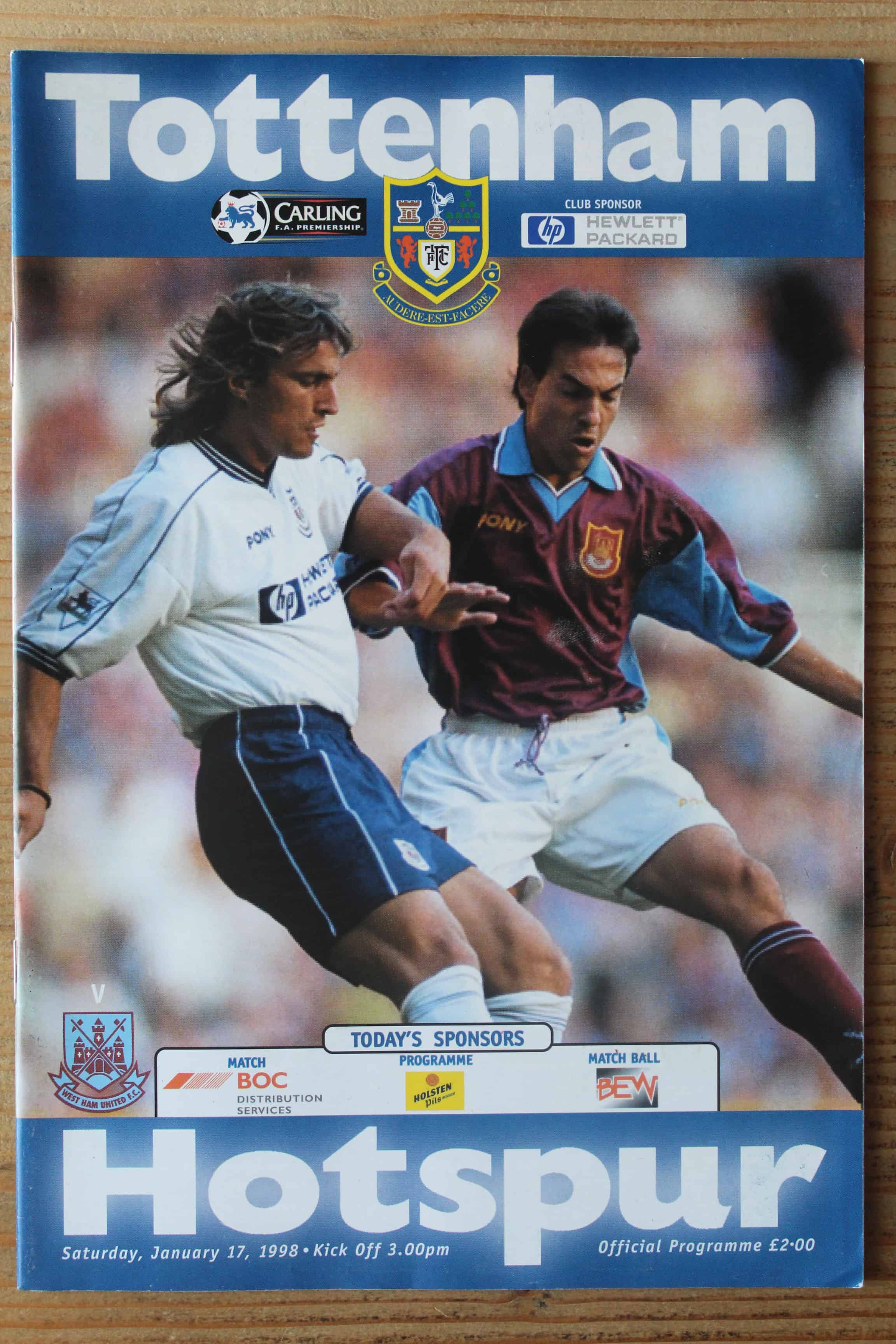 Tottenham Hotspur FC v West Ham United FC