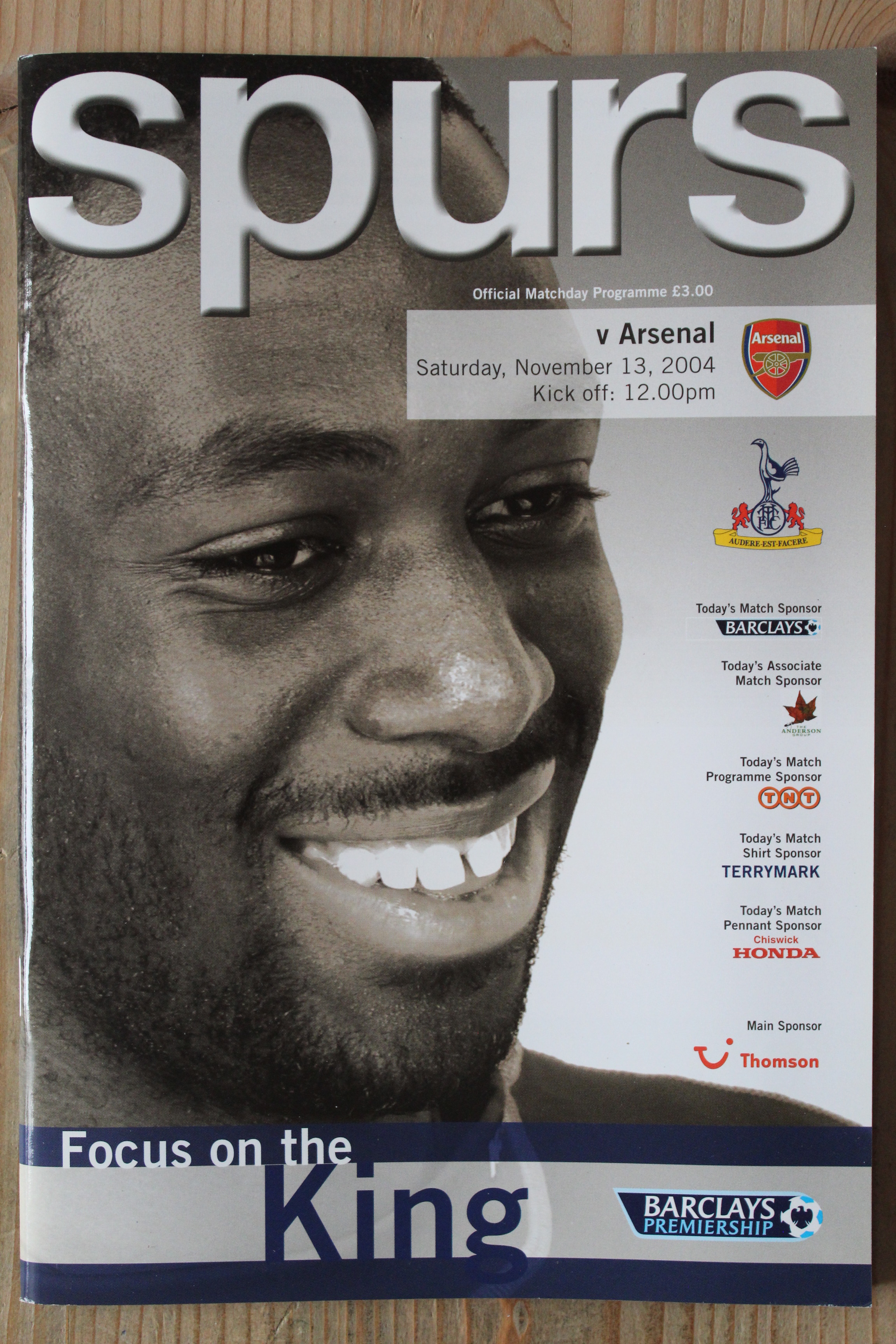 Tottenham Hotspur FC v Arsenal FC