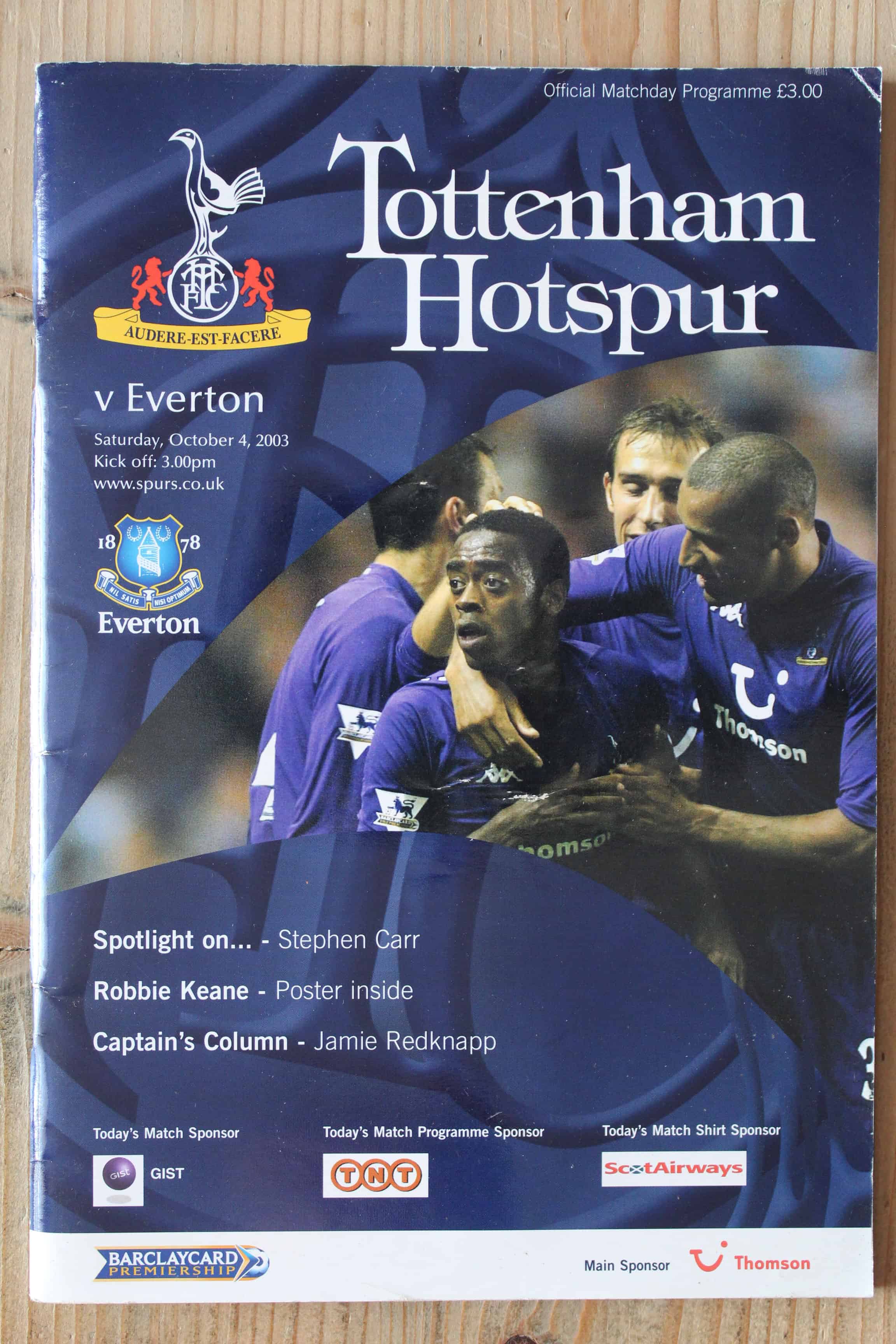 Tottenham Hotspur FC v Everton FC