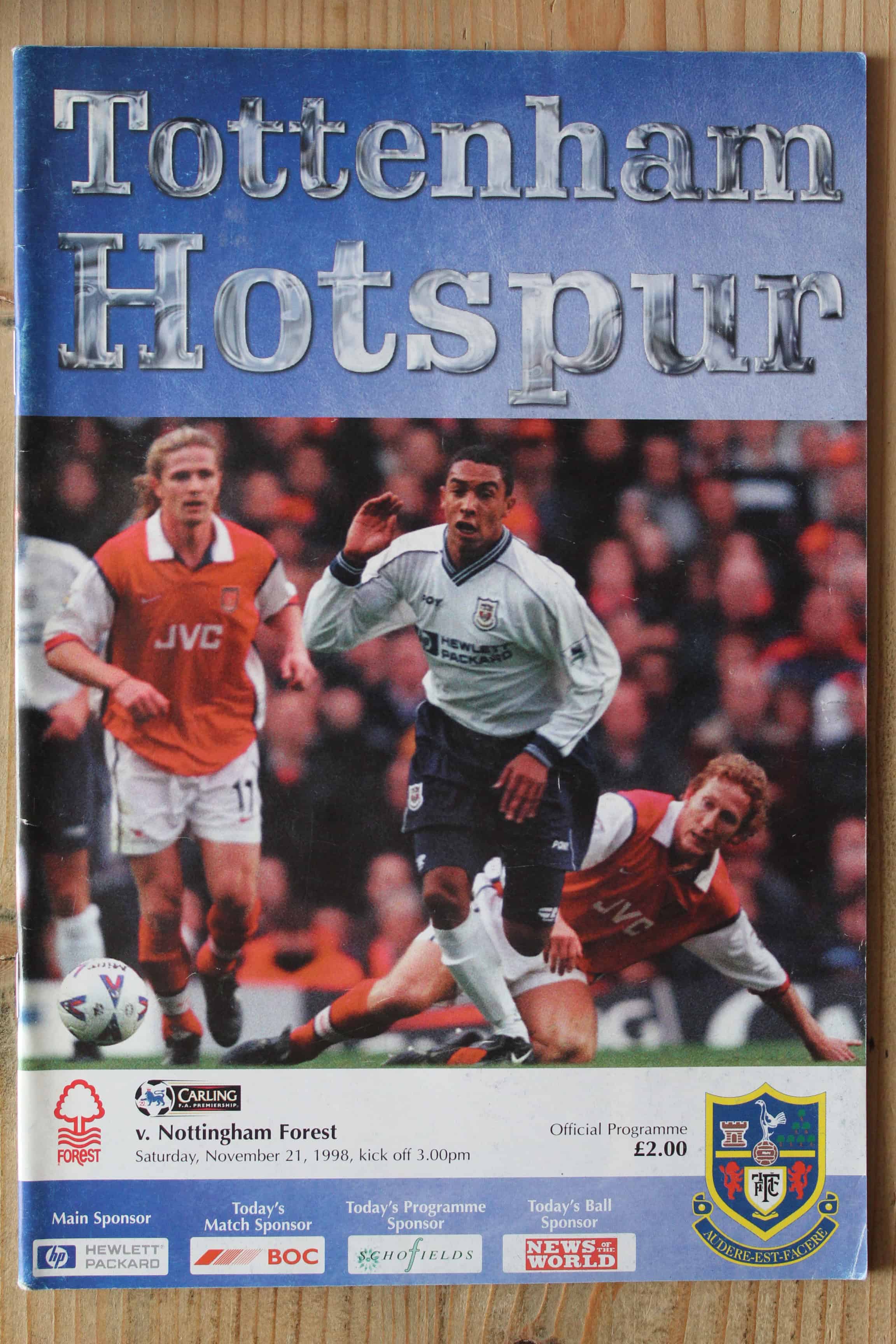 Tottenham Hotspur FC v Nottingham Forest FC