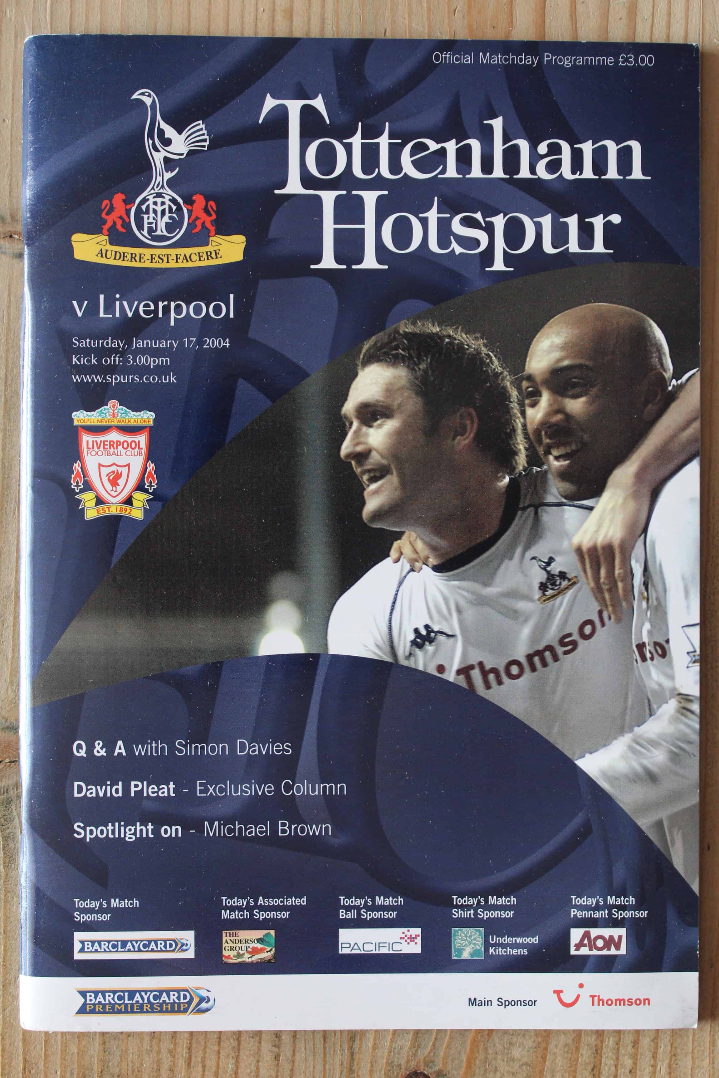 Tottenham Hotspur FC v Liverpool FC