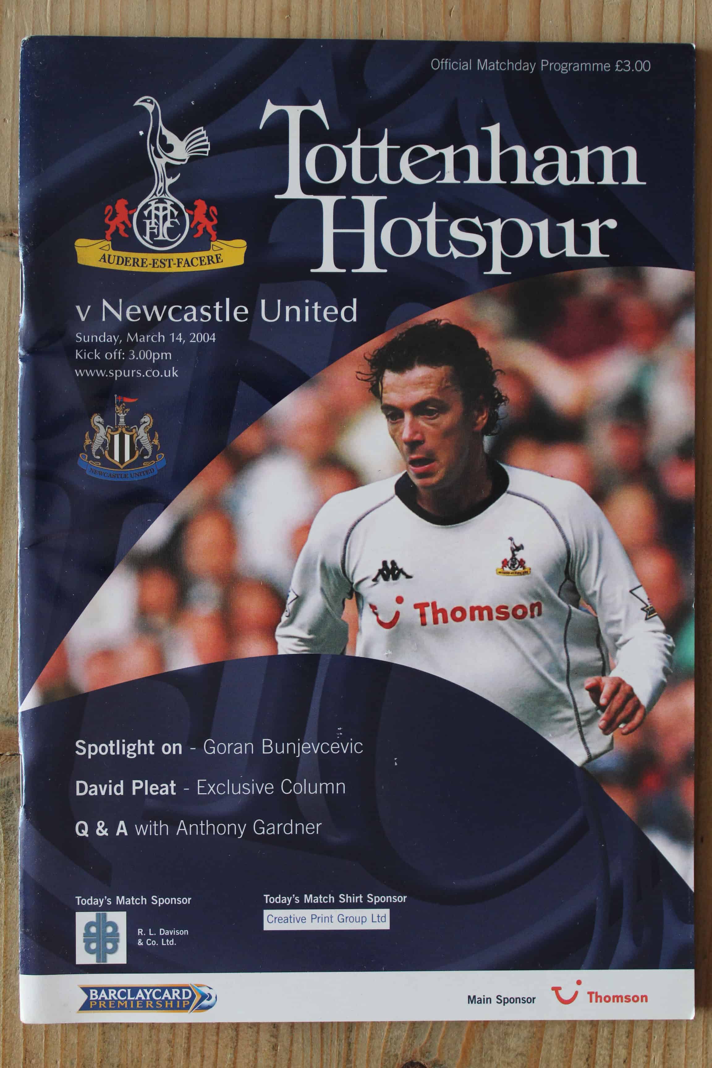 Tottenham Hotspur FC v Newcastle United FC