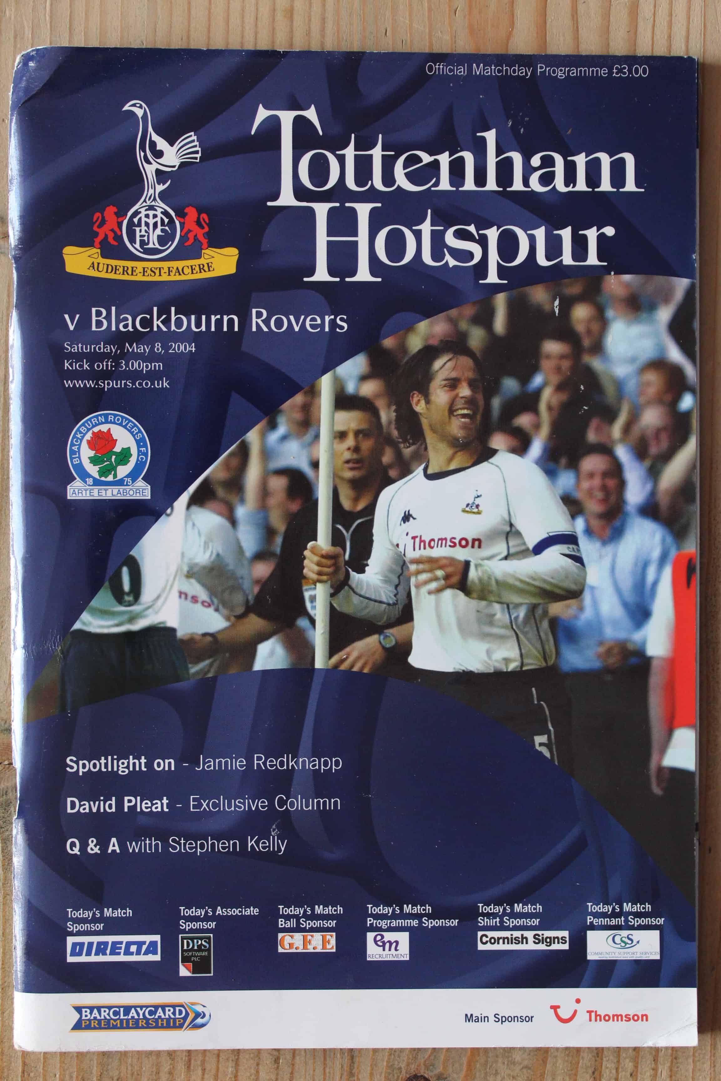 Tottenham Hotspur FC v Blackburn Rovers FC