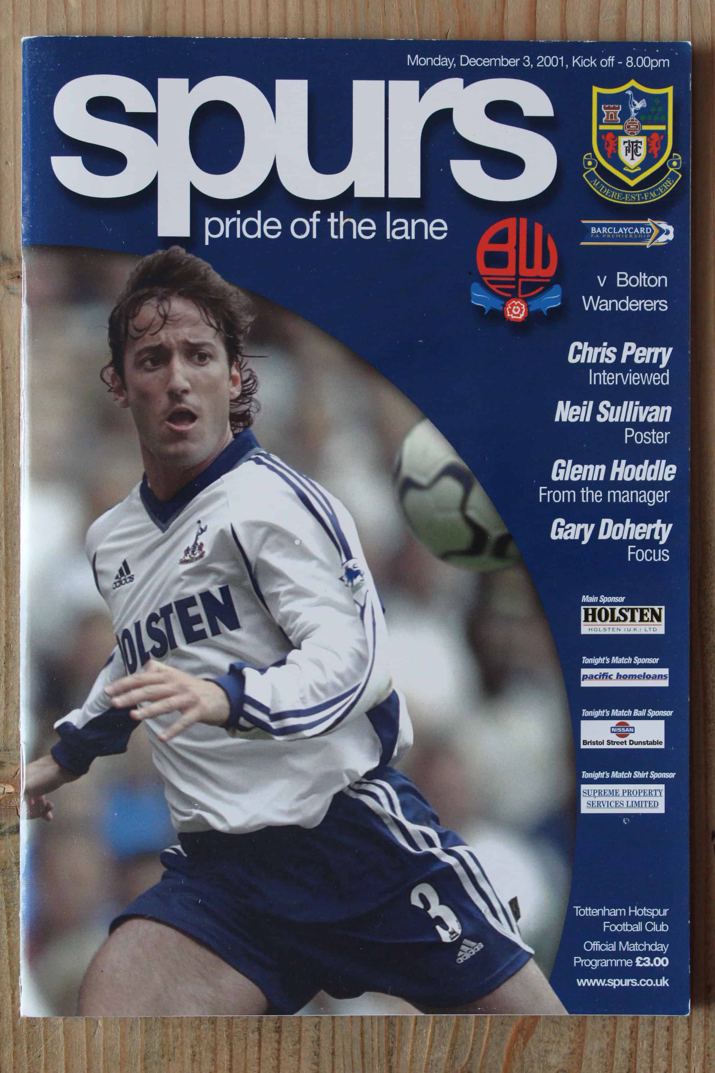 Tottenham Hotspur FC v Bolton Wanderers FC