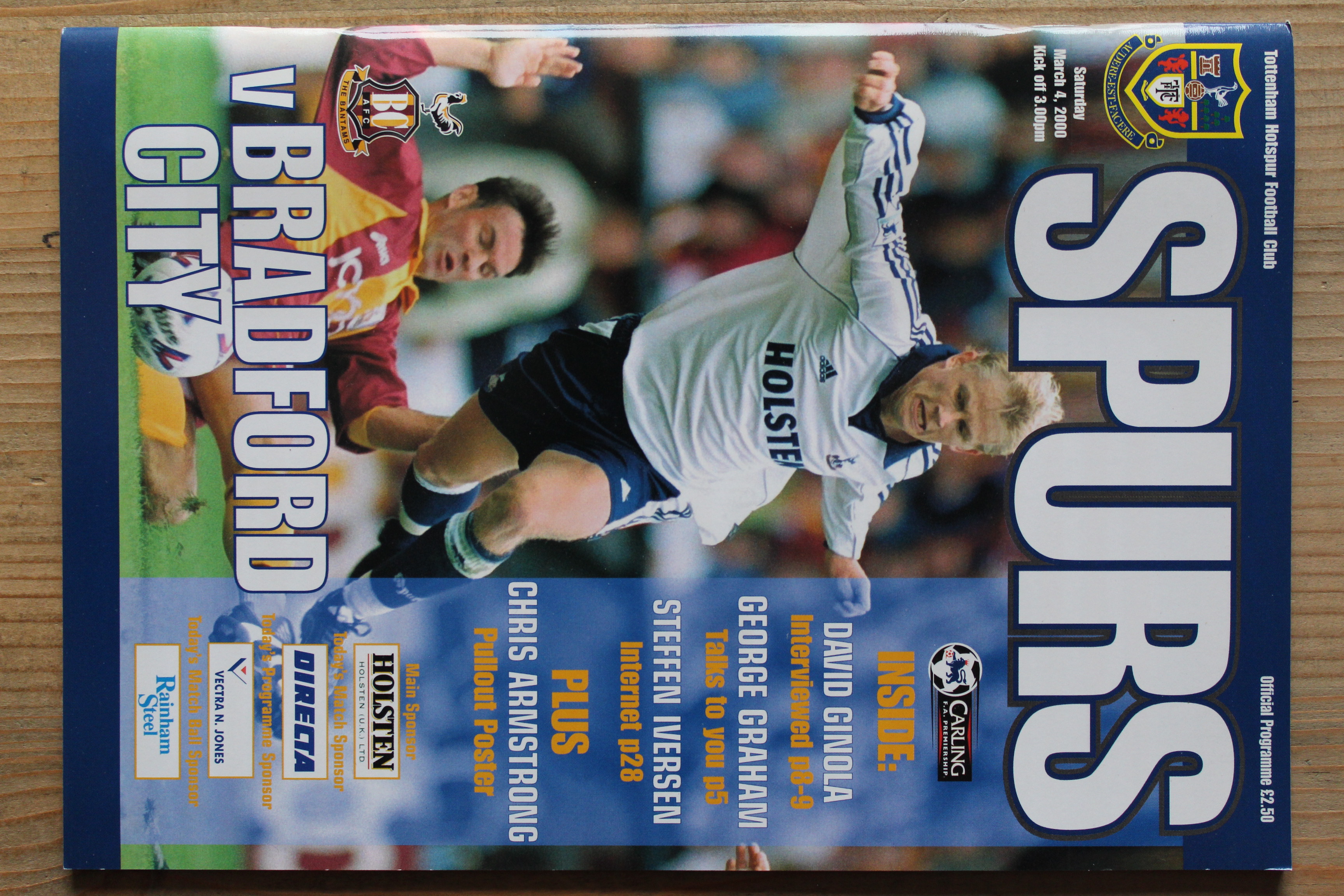 Tottenham Hotspur FC v Bradford City FC