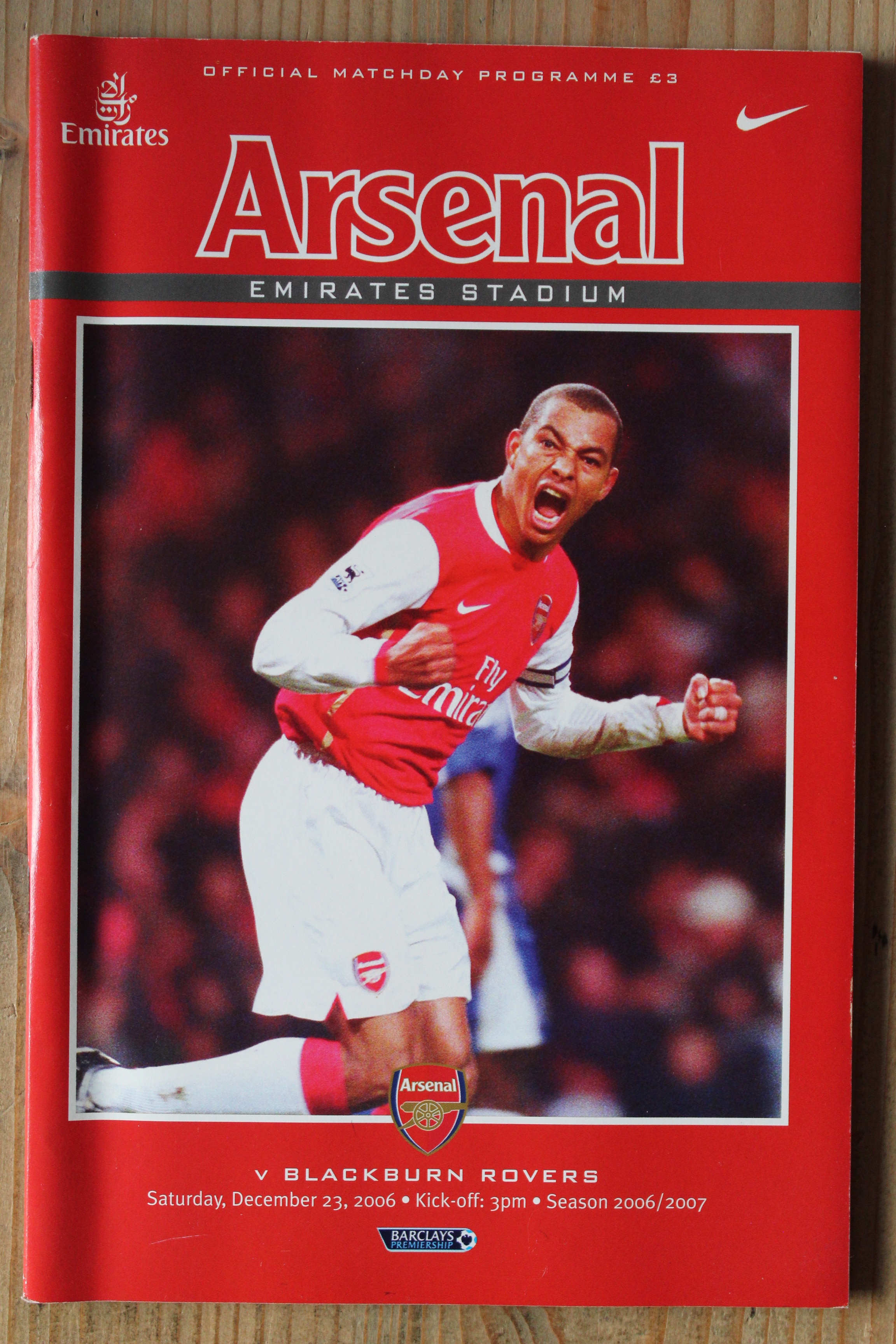 Arsenal FC v Blackburn Rovers FC