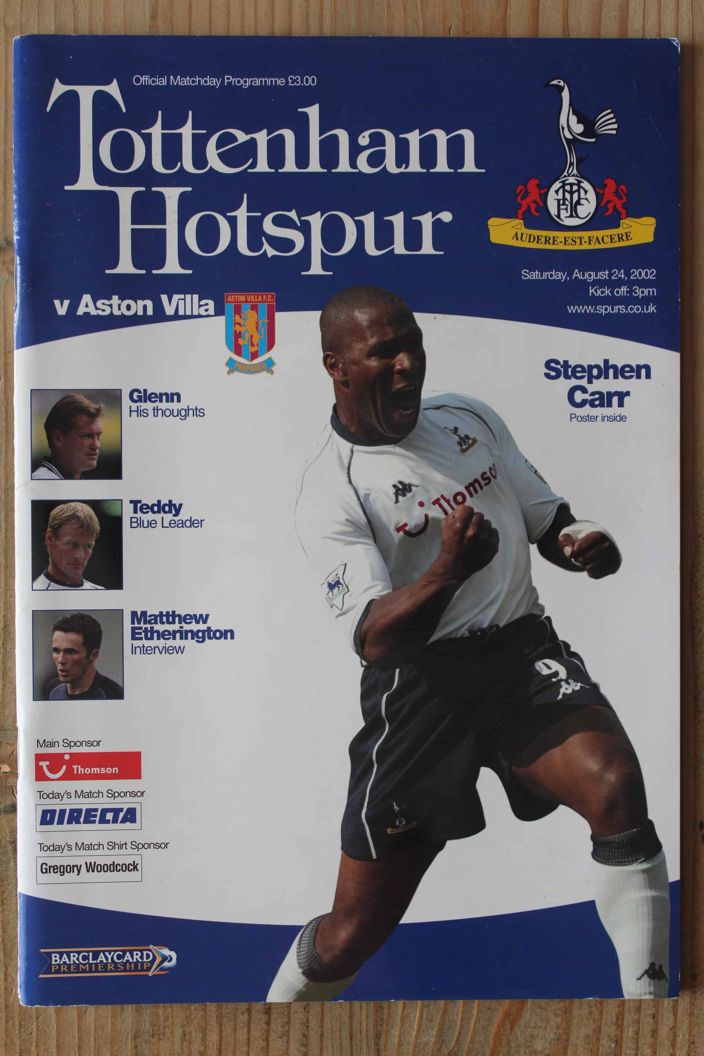 Tottenham Hotspur FC v Aston Villa FC