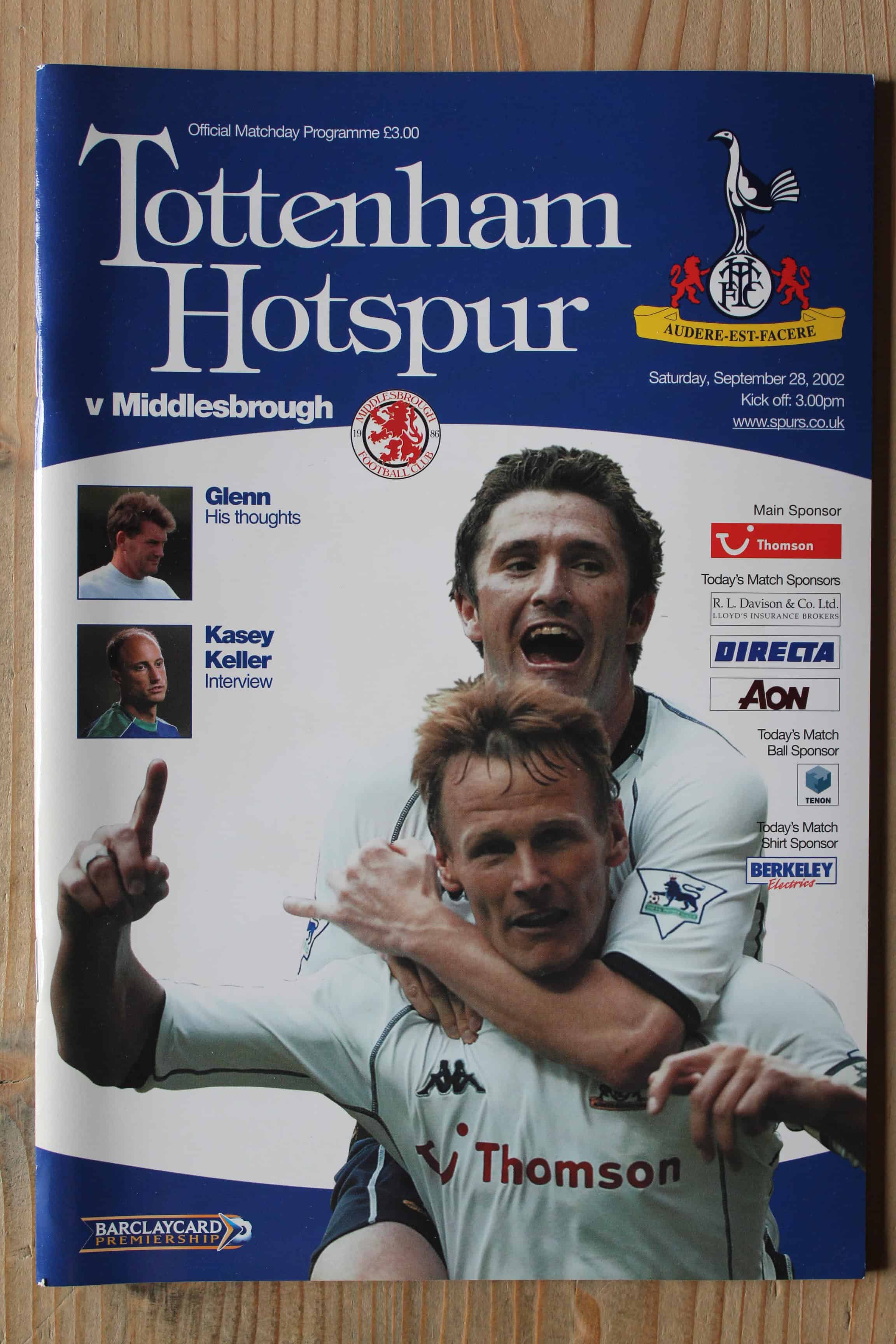 Tottenham Hotspur FC v Middlesbrough FC