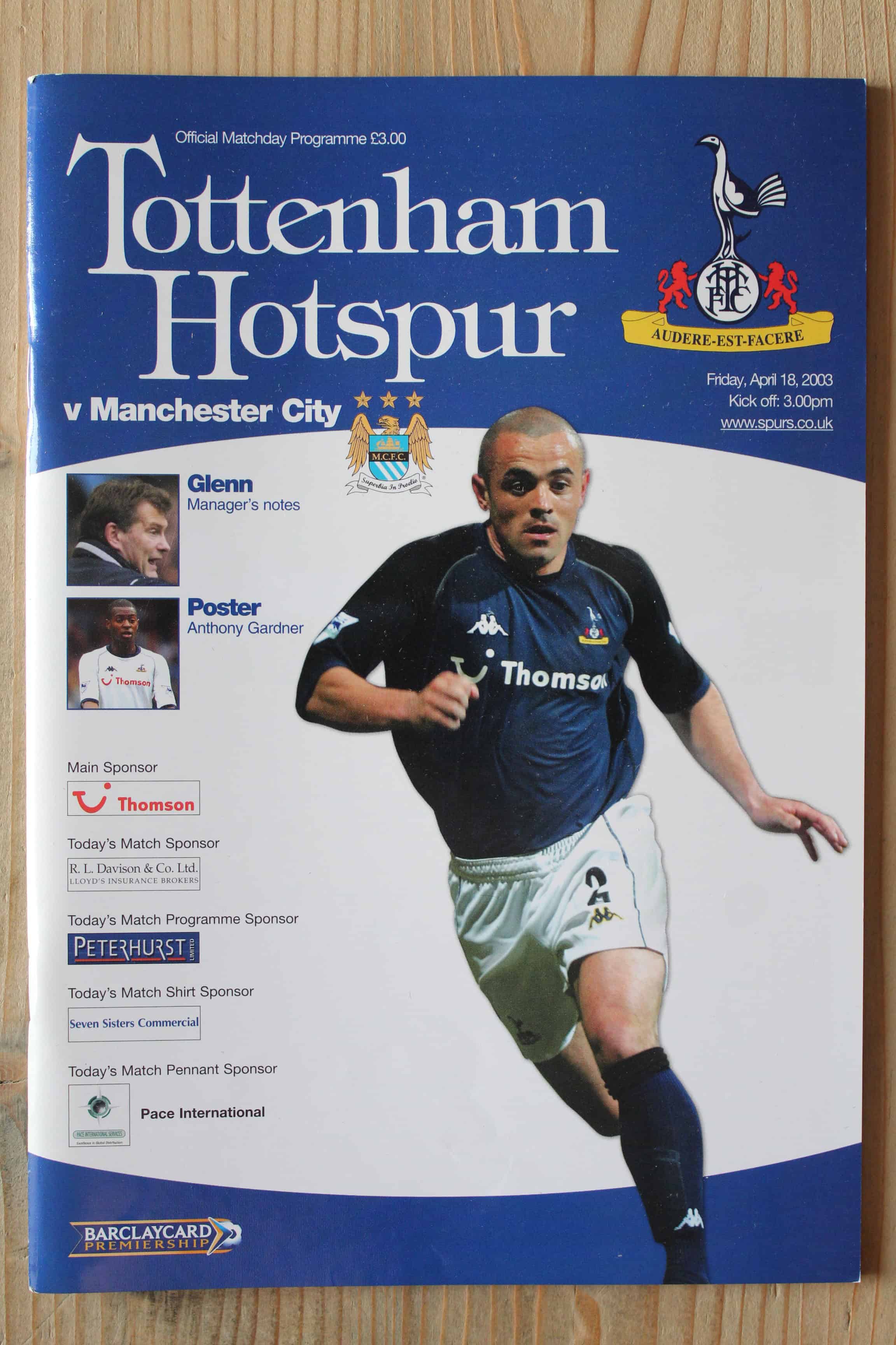 Tottenham Hotspur FC v Manchester City FC