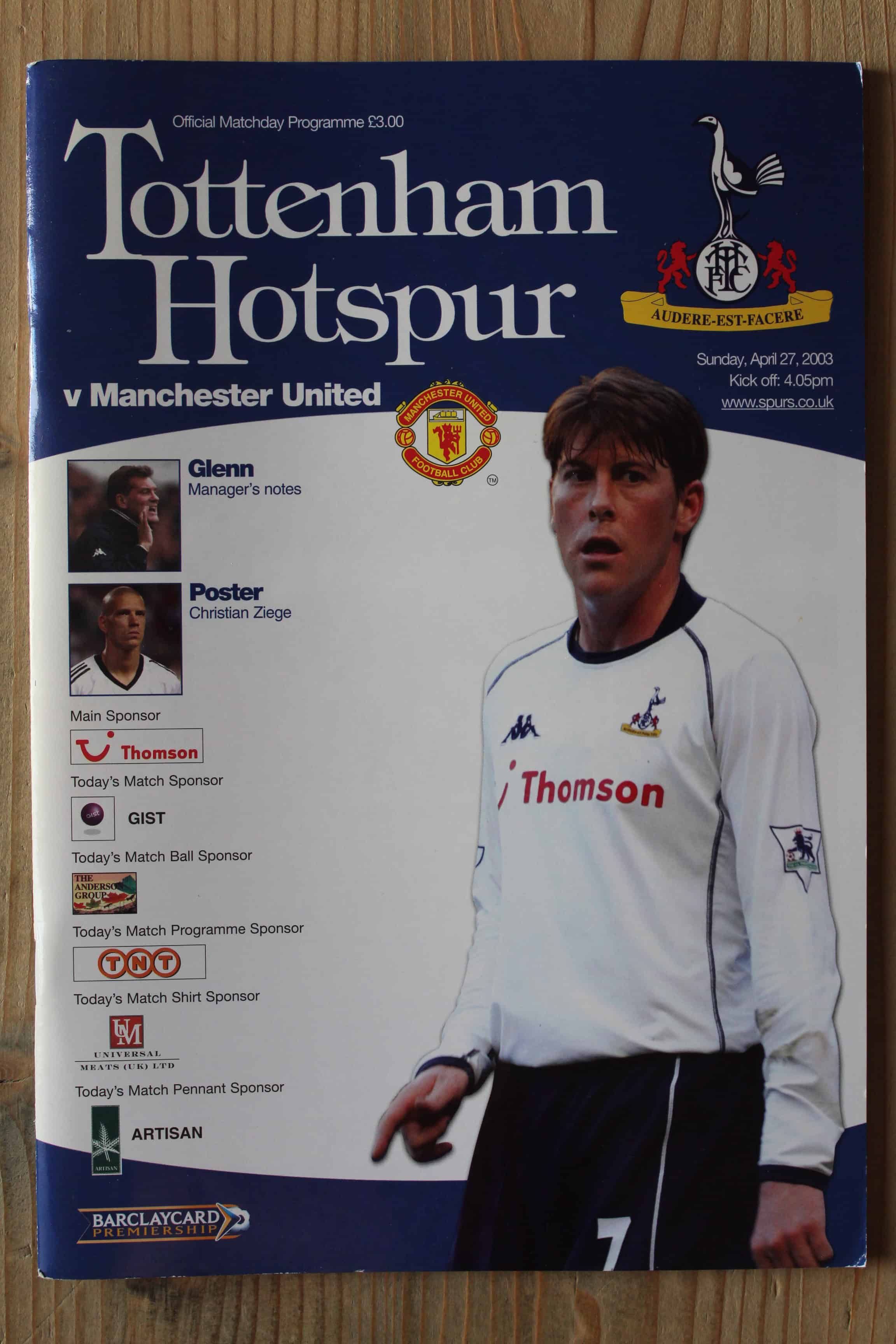 Tottenham Hotspur FC v Manchester United FC