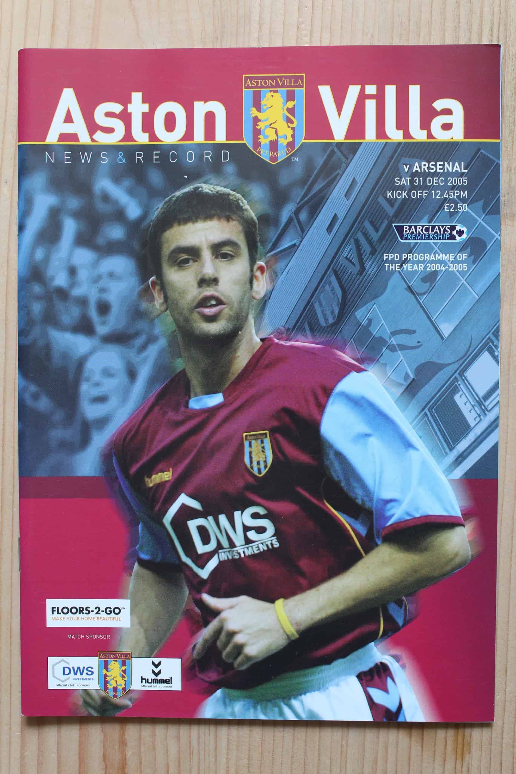 Aston Villa FC v Arsenal FC