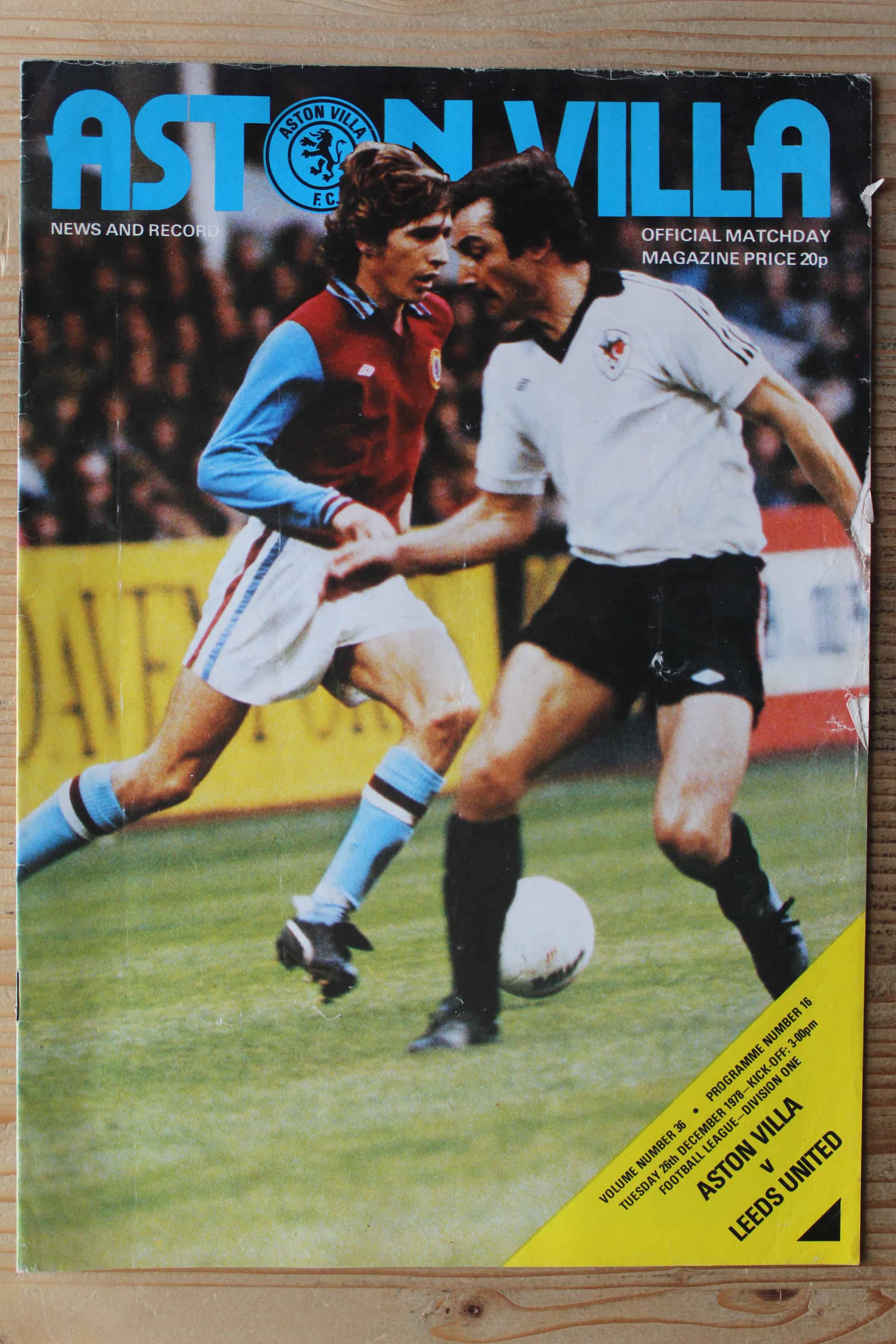 Aston Villa FC v Leeds United FC