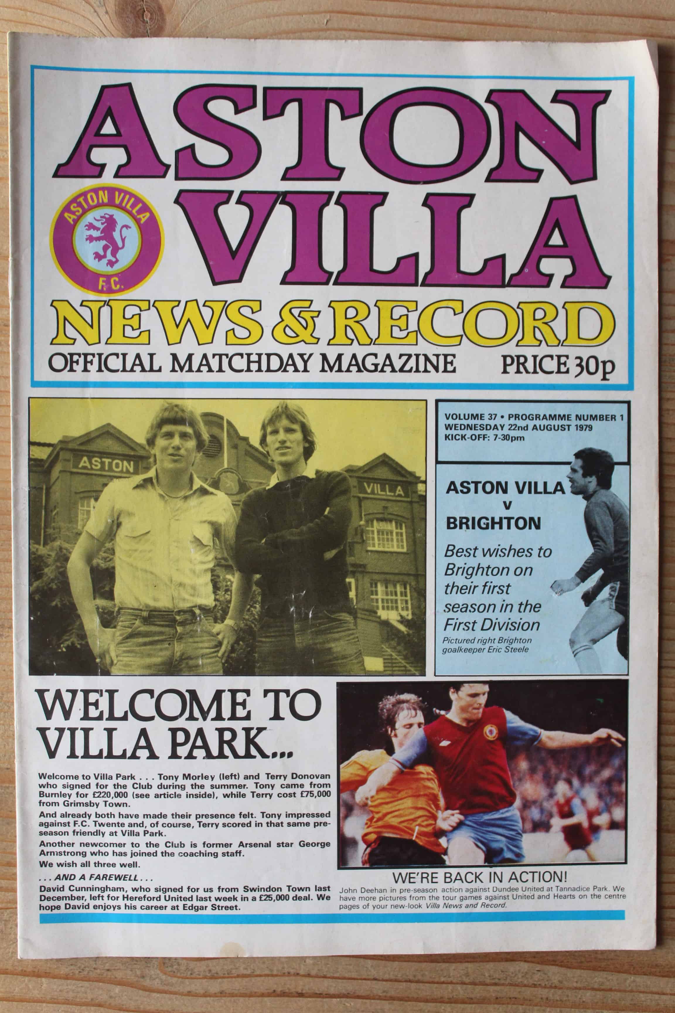 Aston Villa FC v Brighton & Hove Albion FC