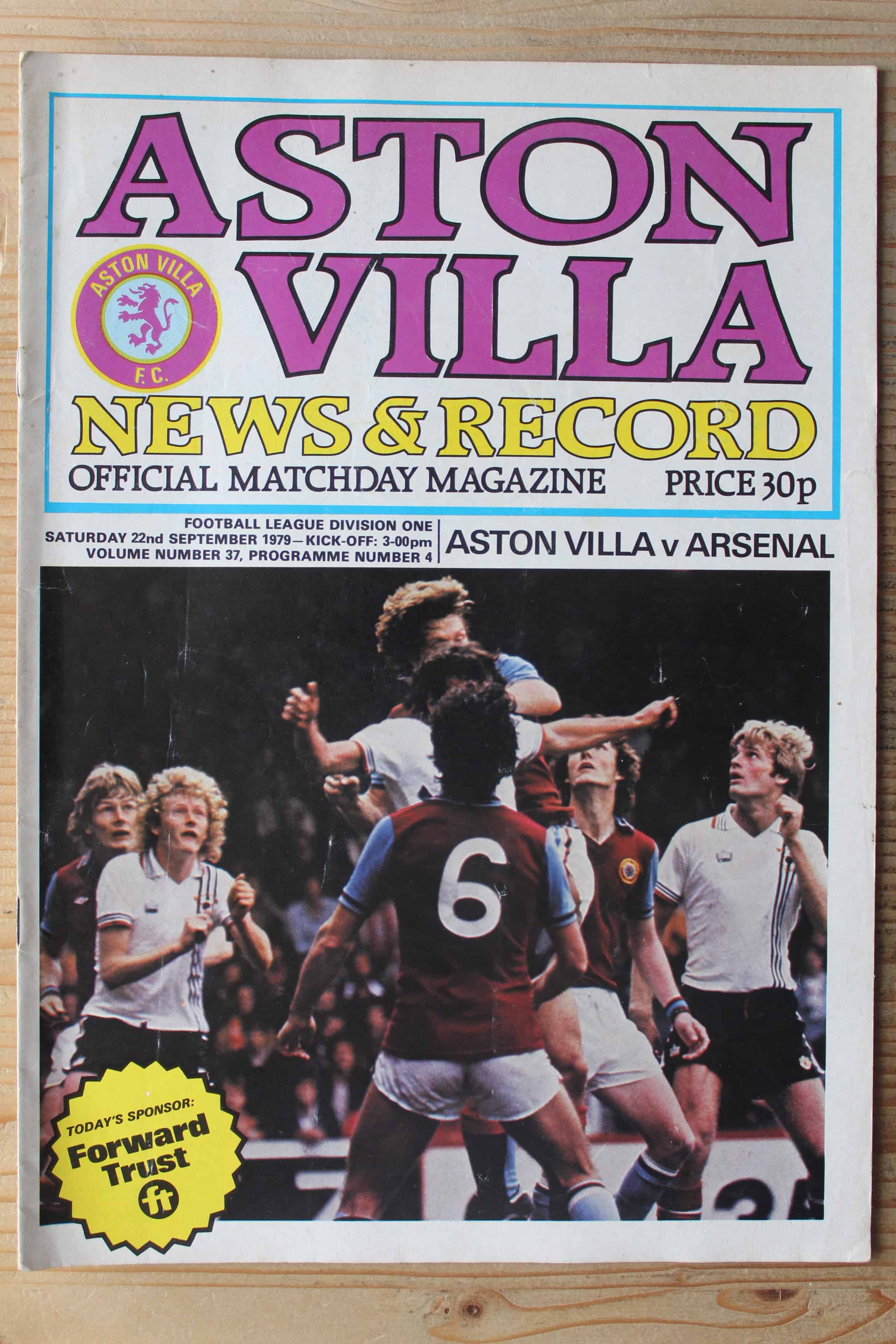 Aston Villa FC v Arsenal FC