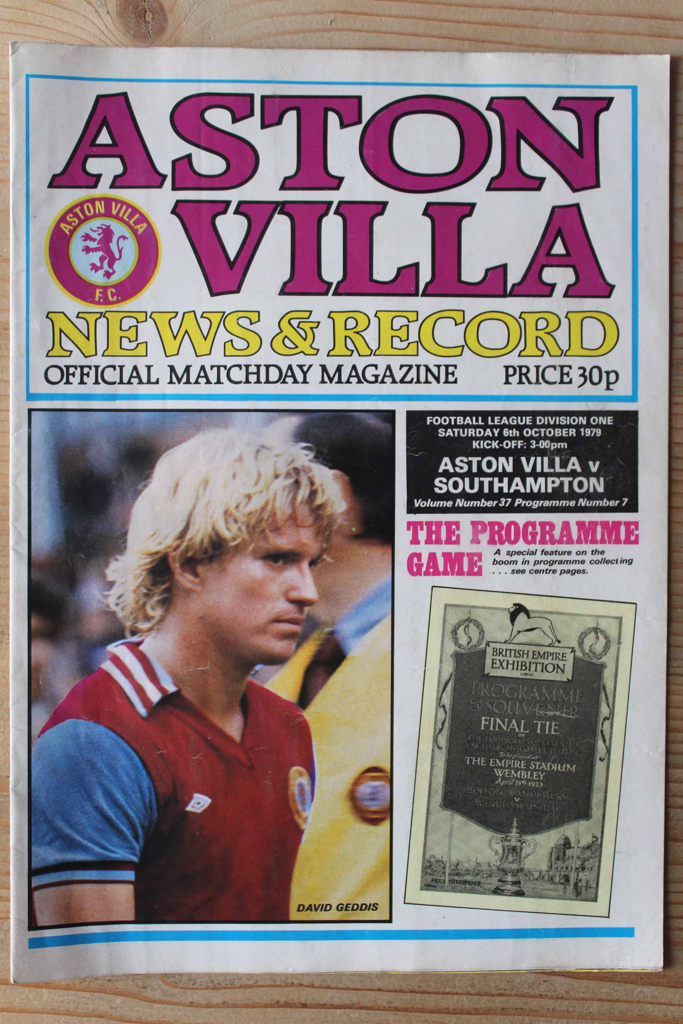 Aston Villa FC v Southampton FC