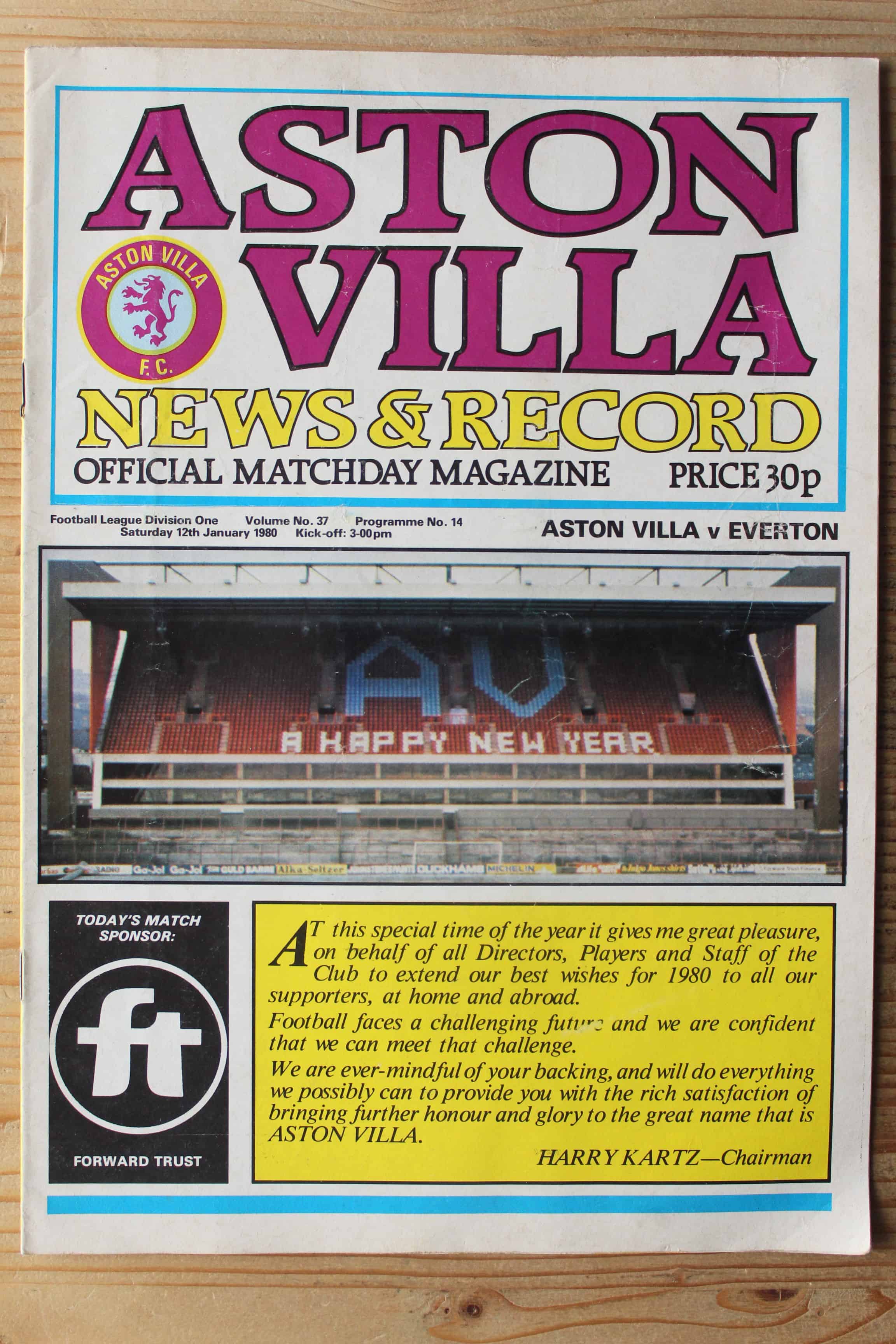 Aston Villa FC v Everton FC