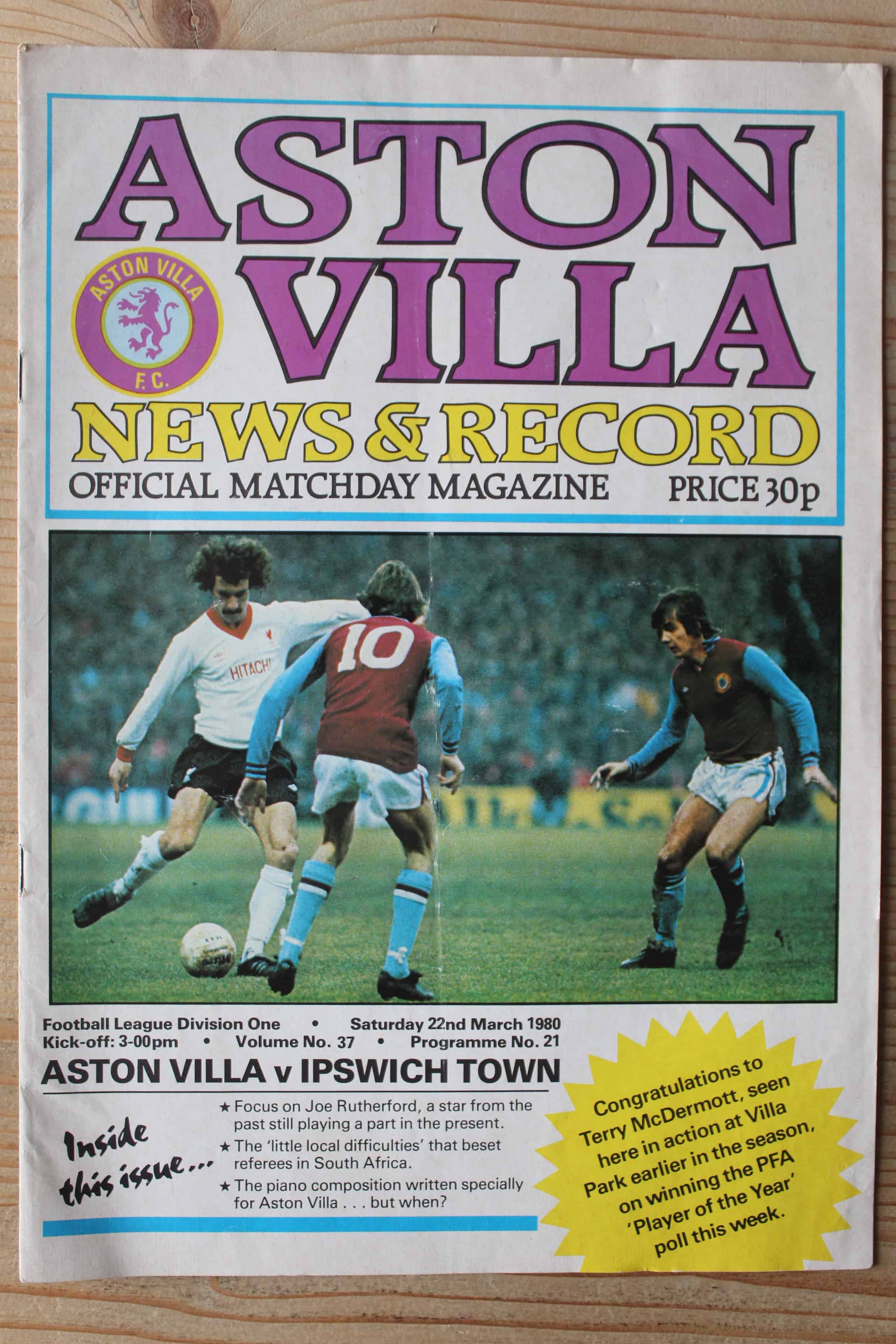 Aston Villa FC v Ipswich Town FC