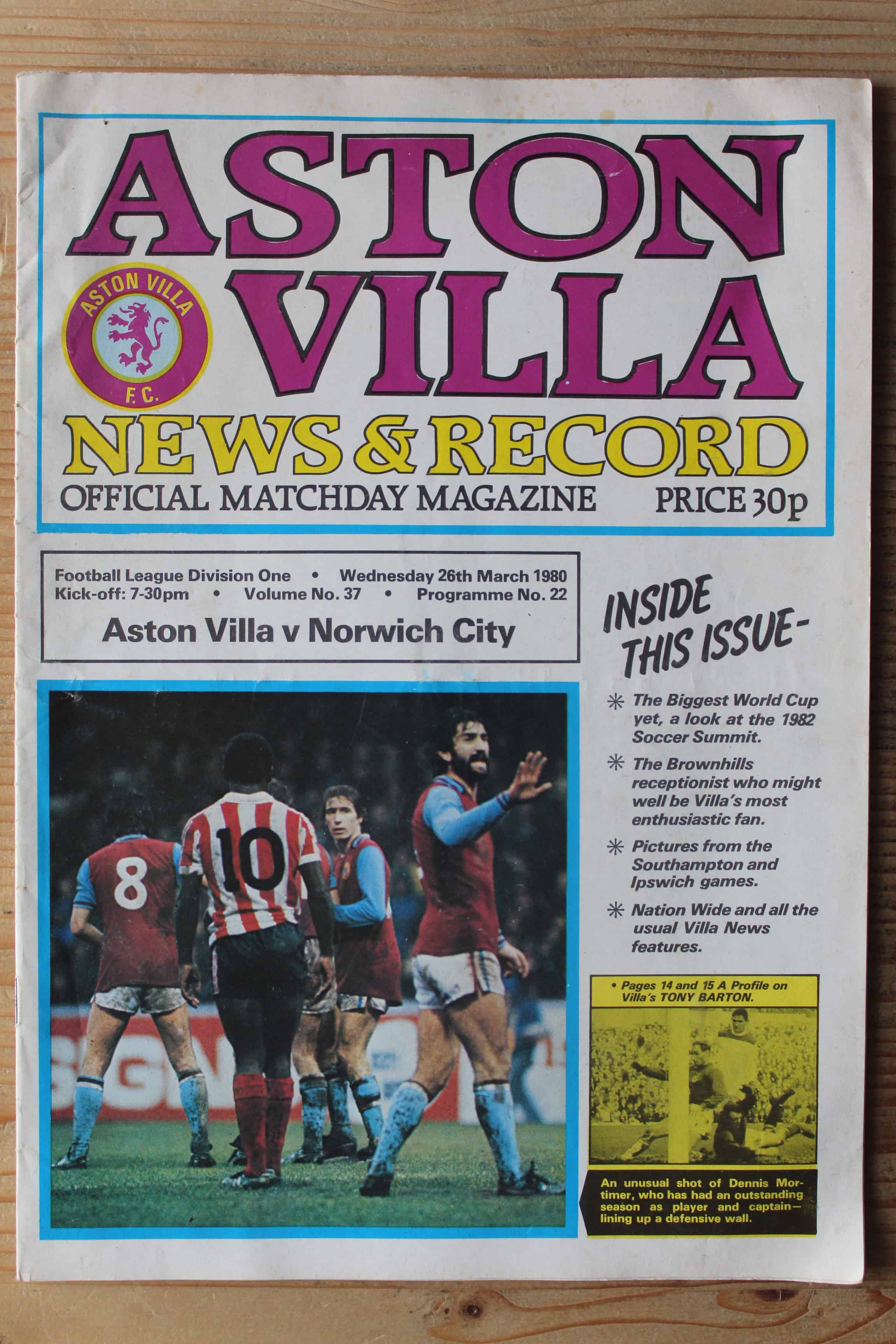 Aston Villa FC v Norwich City FC